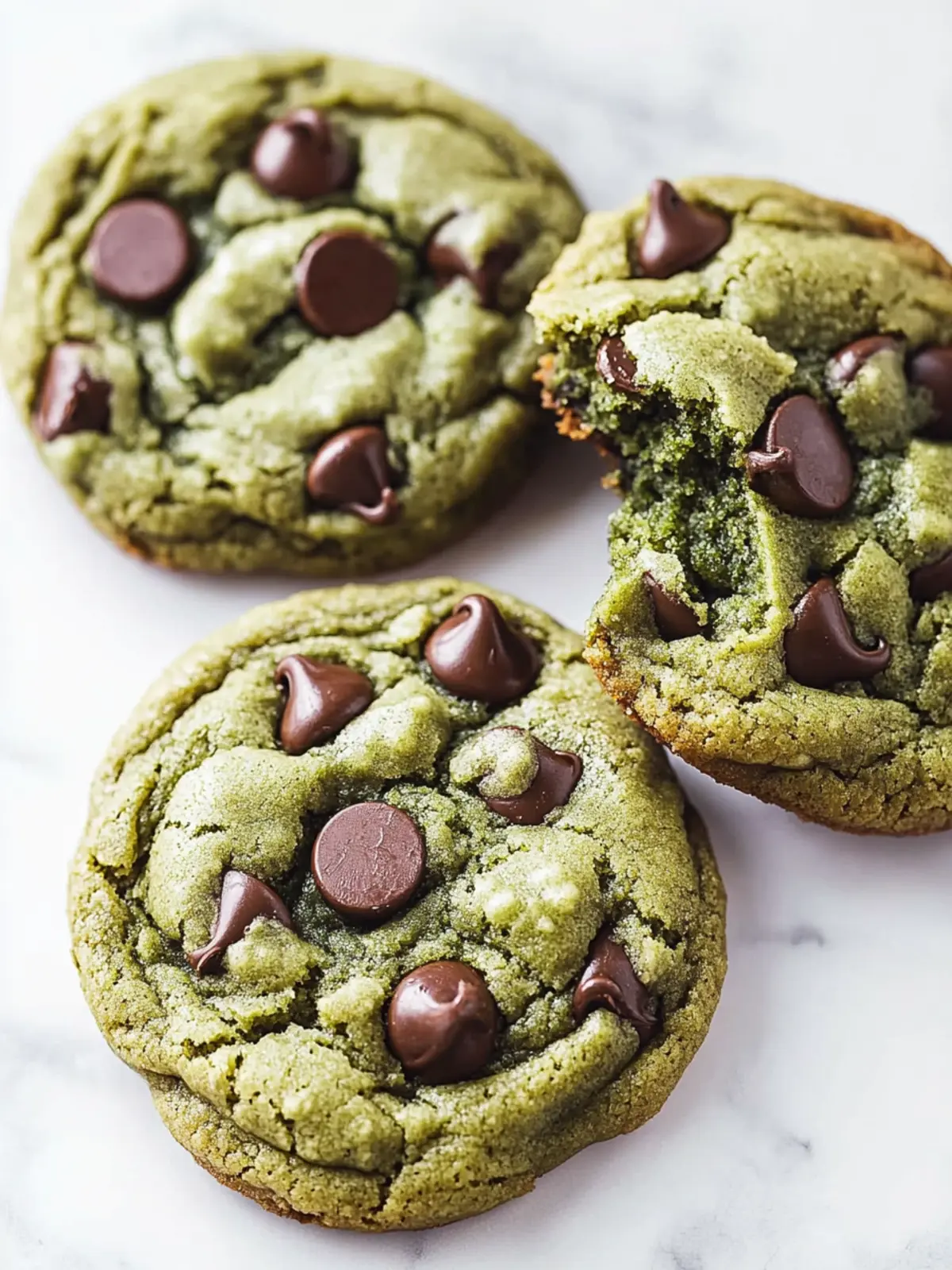 Delicious Matcha Chocolate Chip Cookies You Can't Resist 2 Matcha Chocolate Chip Cookies