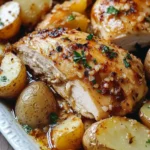 Savory Sheet Pan Chicken and Potatoes: Easy One-Pan Delight 2 Sheet Pan Chicken and Potatoes