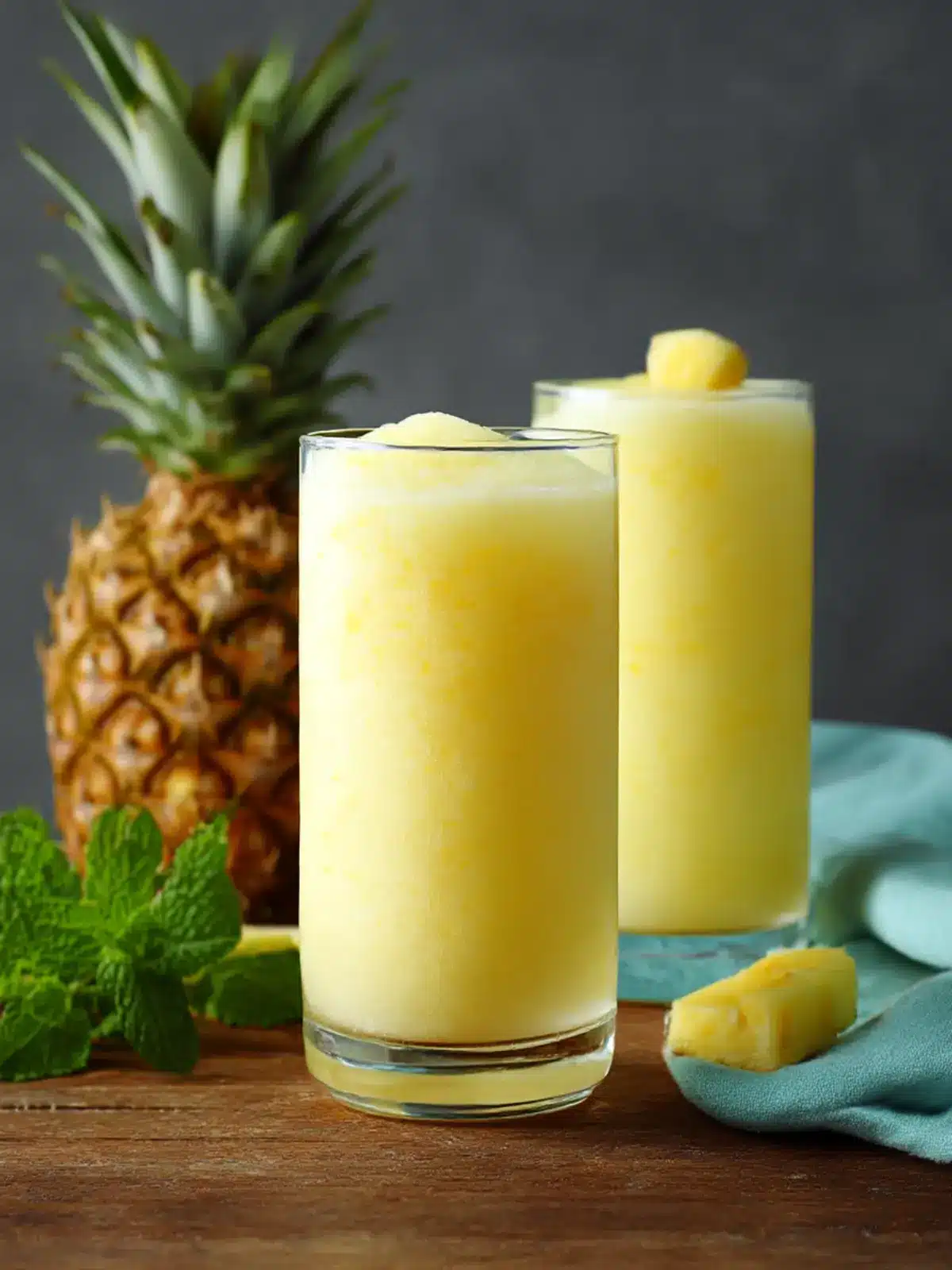 Refreshing Pineapple Rum Slush to Beat the Heat 2 Pineapple Rum Slush