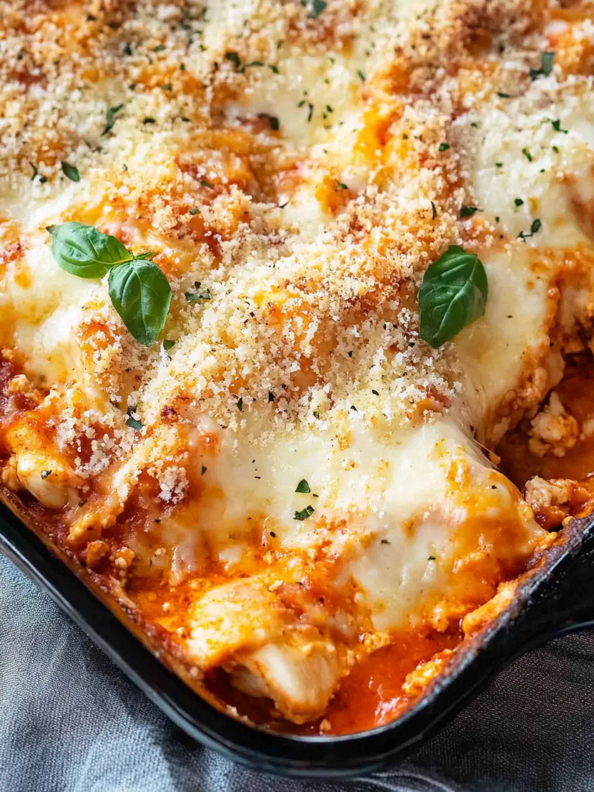 High Protein Keto Chicken Parmesan Casserole You'll Crave 5 high protein Keto Chicken Parmesan Casserole