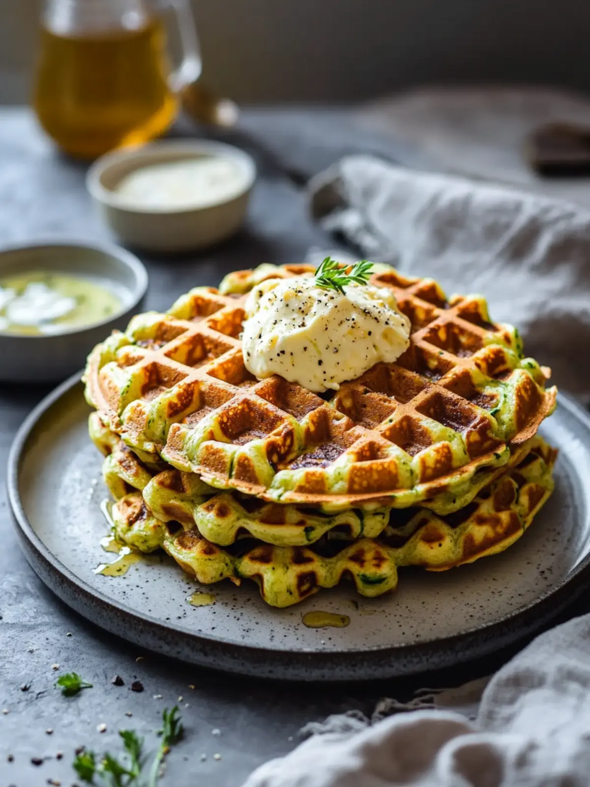 Savory Zucchini Waffles Cheesy and Crispy for a Fun Twist 5 Savory Zucchini Waffles (Cheesy and Crispy)