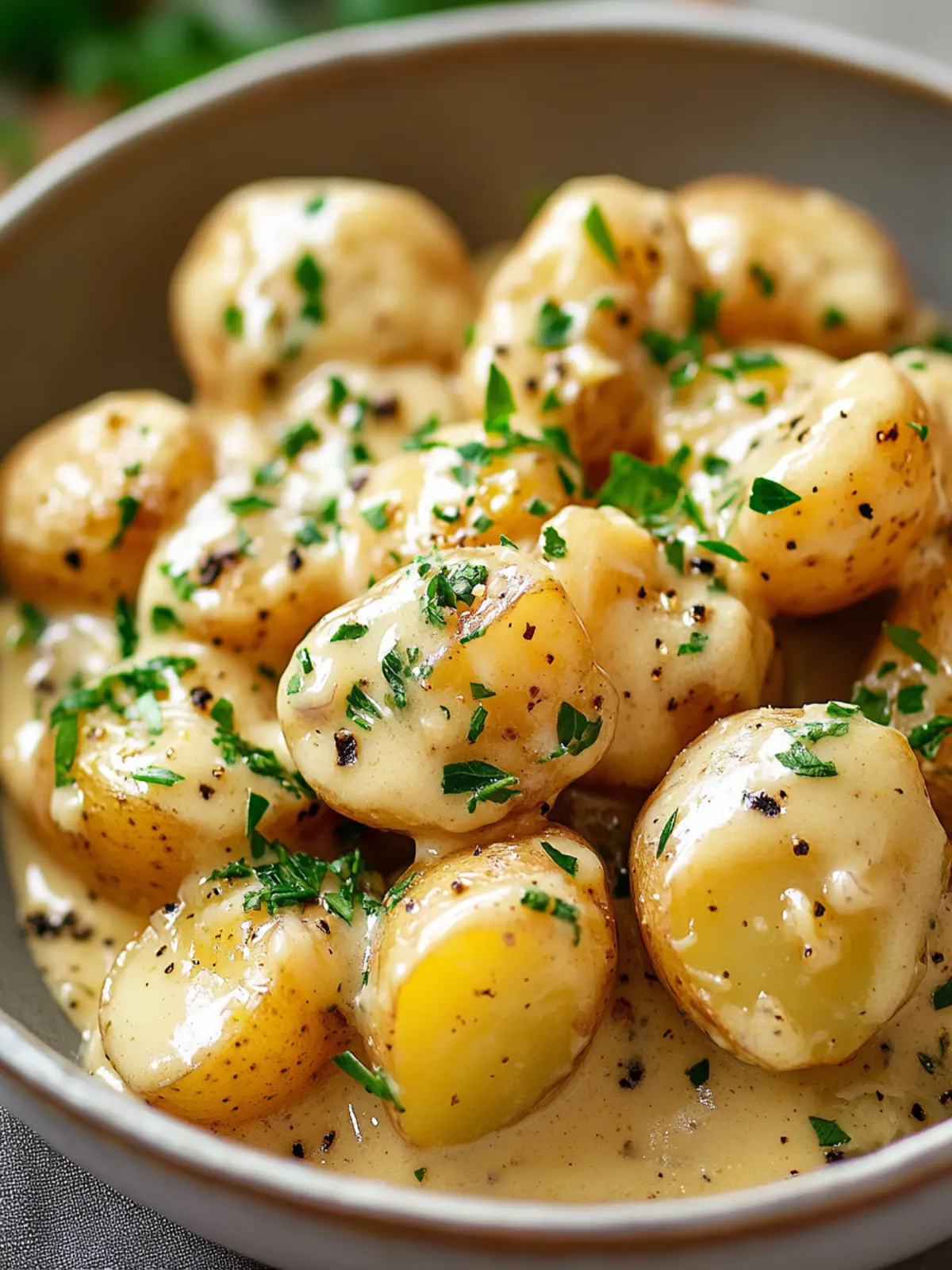 Creamy Garlic Sauce Baby Potatoes That Wow Every Dinner Table 2 Creamy Garlic Sauce Baby Potatoes
