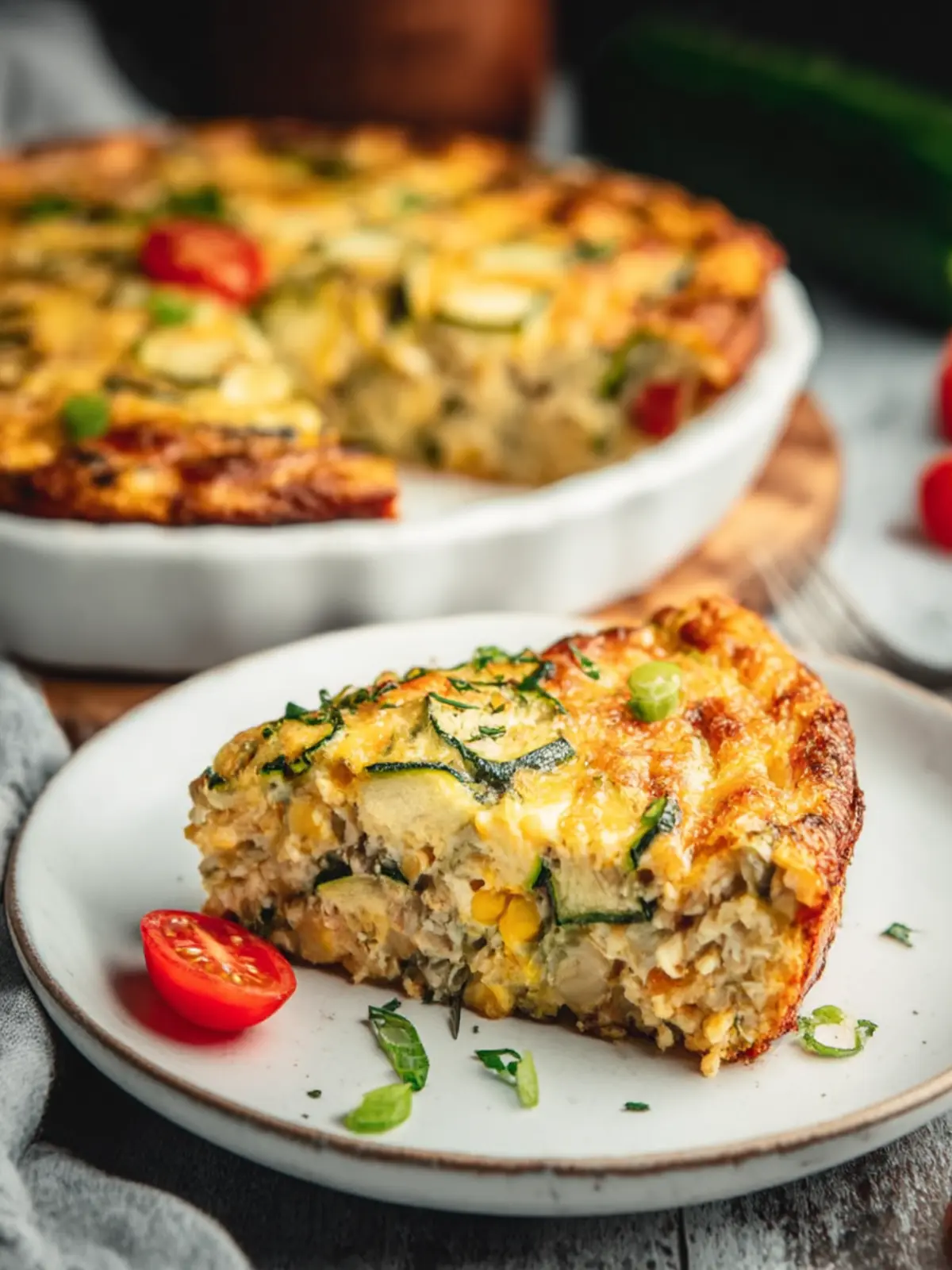 Delicious Summer Garden Crustless Zucchini Pie Recipe 4 Summer Garden Crustless Zucchini Pie