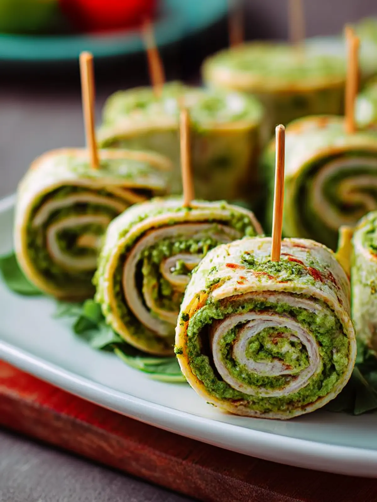 Pesto Tortilla Pinwheels Recipe for Effortless Party Snacking 5 Pesto Tortilla Pinwheels Recipe