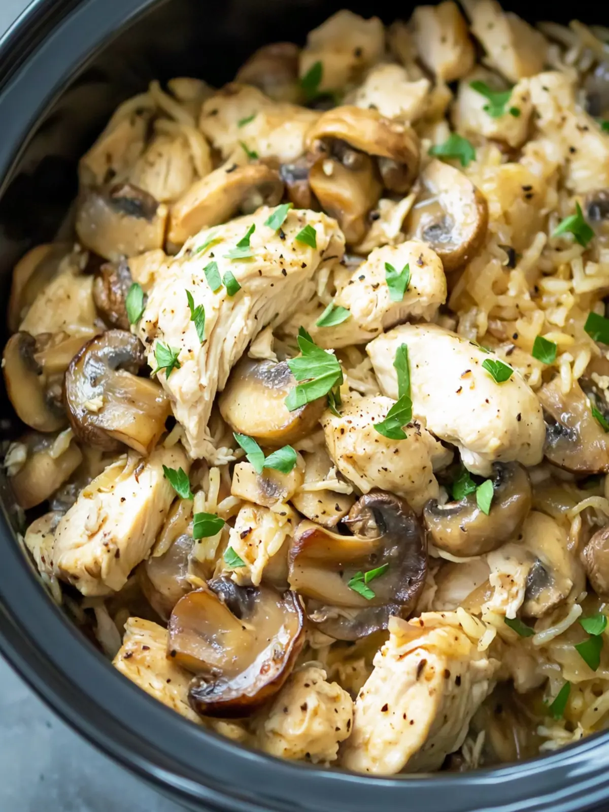 Crockpot Chicken and Mushrooms: Comfort Food Made Easy 4 Crockpot Chicken and Mushrooms