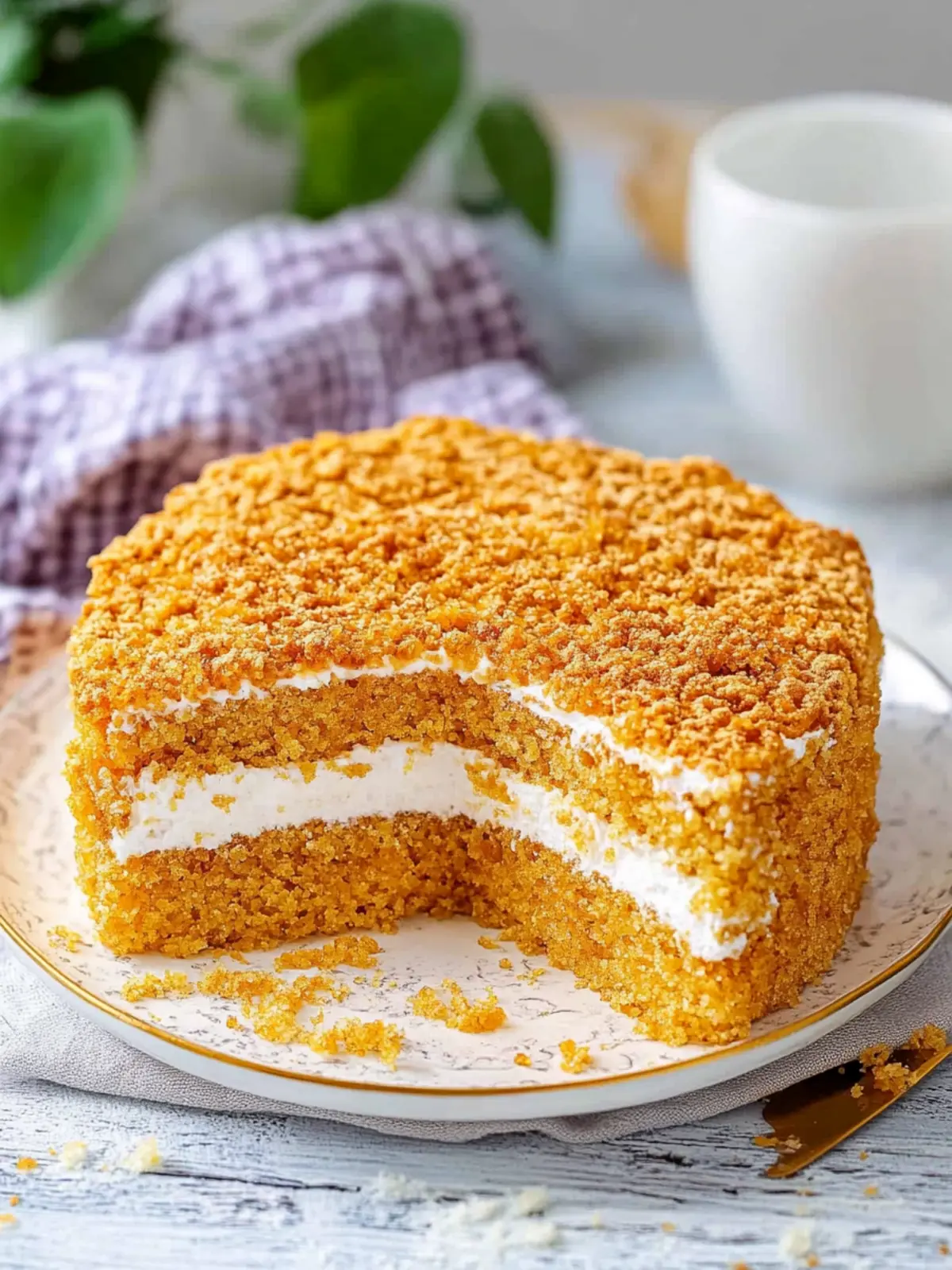 Irresistibly Easy Russian Honey Cake (Medovik) Recipe 4 easy dessert Russian Honey Cake (Medovik)