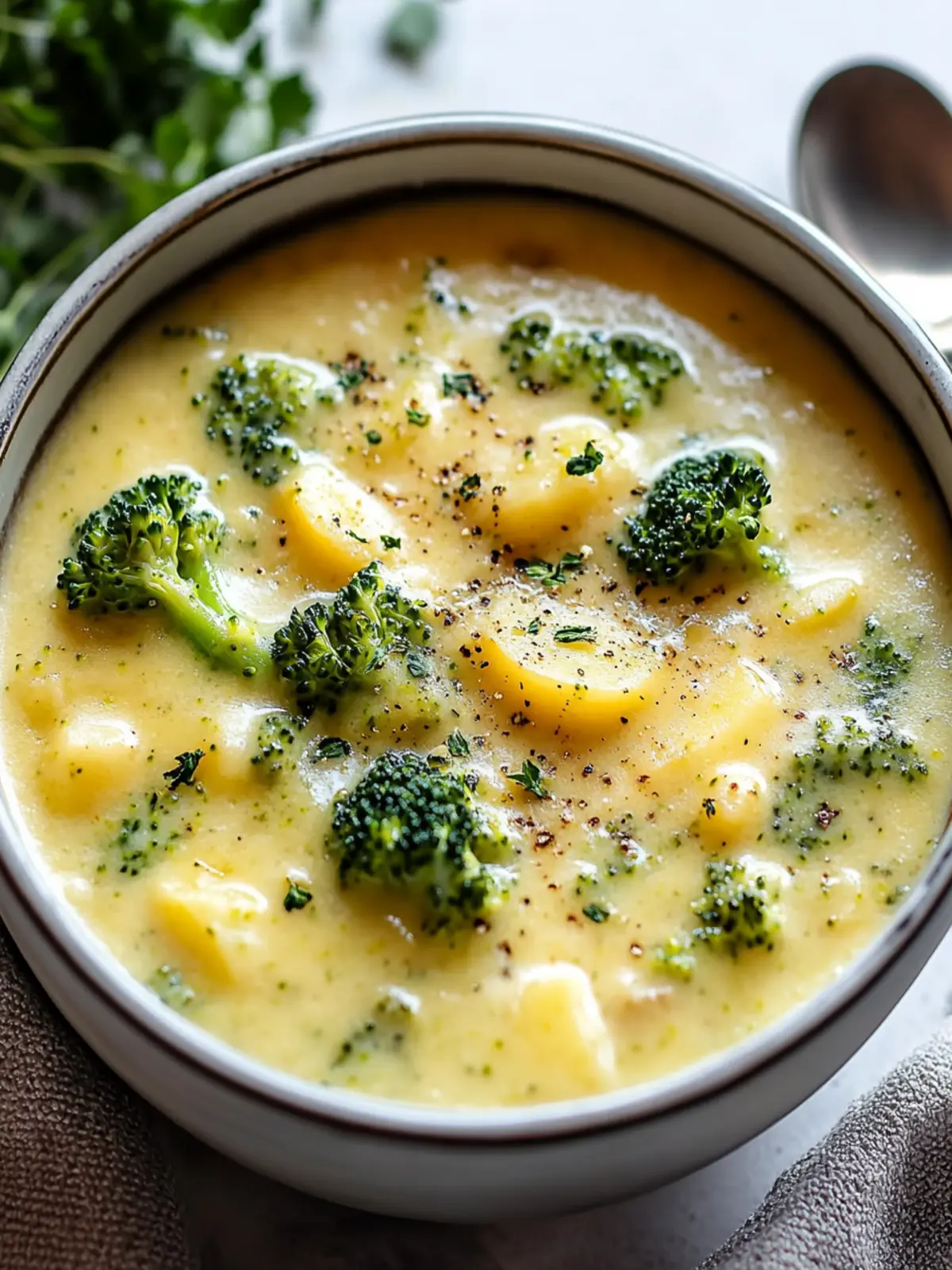 Dinner Idea Delicious Broccoli Potato Cheese Soup That Wows! 2 Dinner Idea Delicious Broccoli Potato Cheese Soup