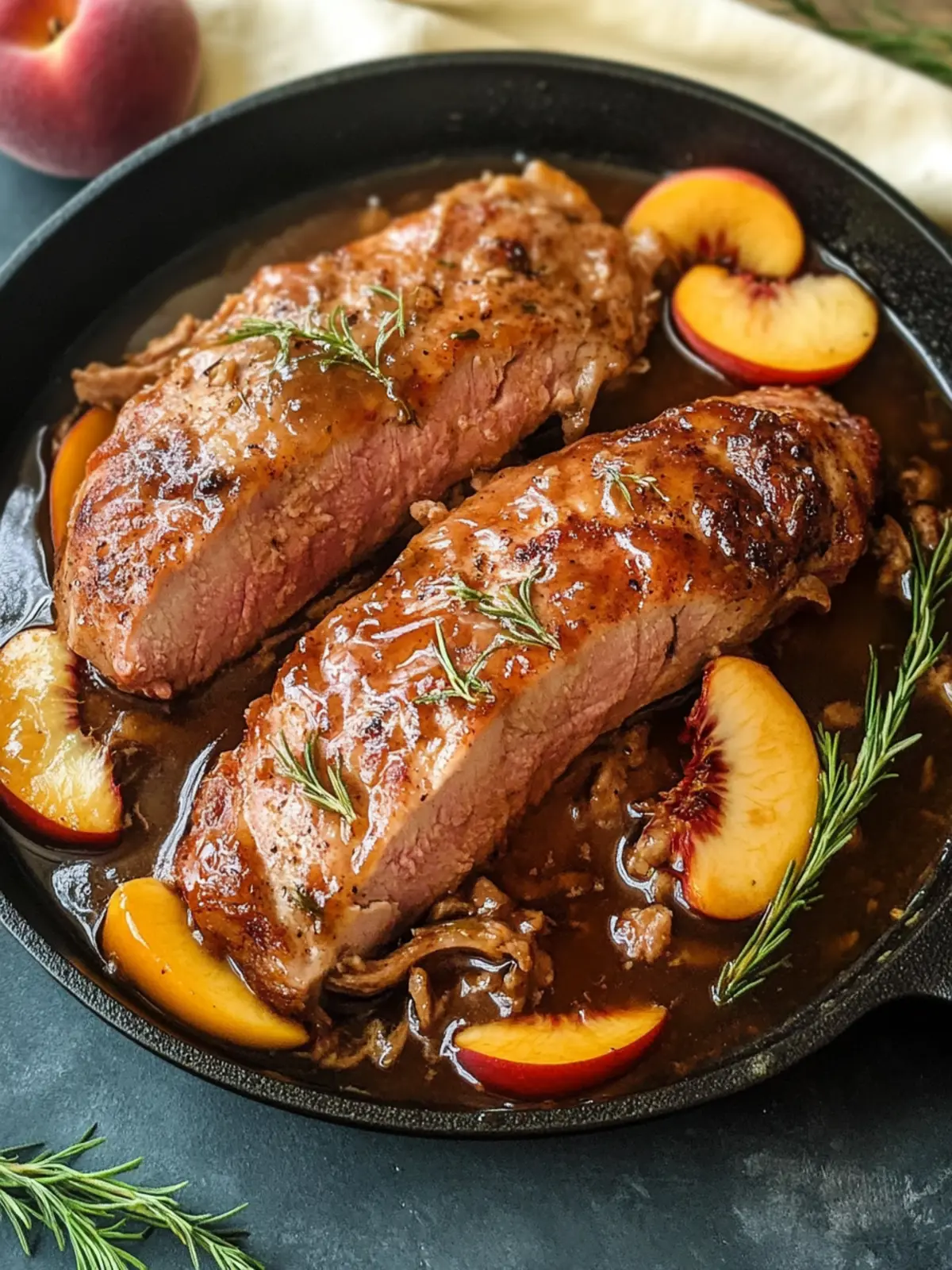 Savory Peach Glazed Pork Tenderloin for a Flavorful Feast 5 Peach Glazed Pork Tenderloin