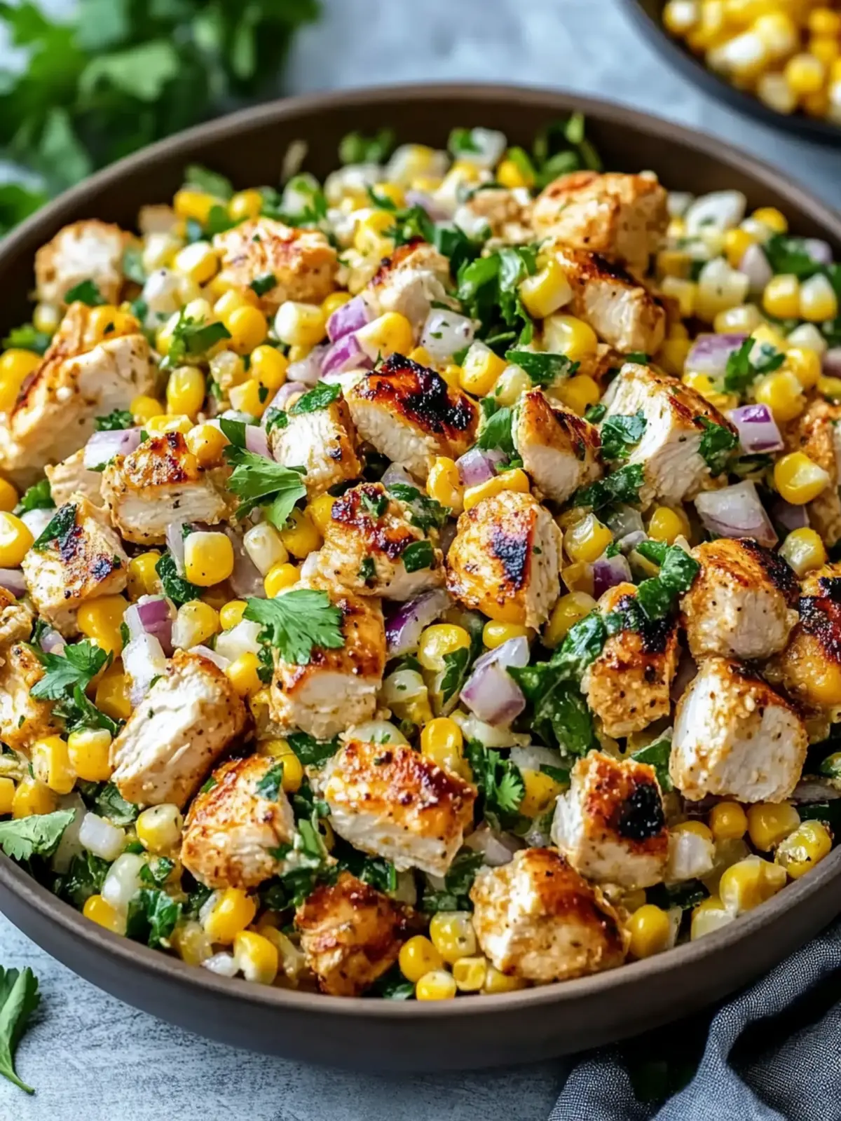 High Protein Chicken Street Corn Salad Bursting with Flavor 2 high protein High Protein Chicken Street Corn Salad