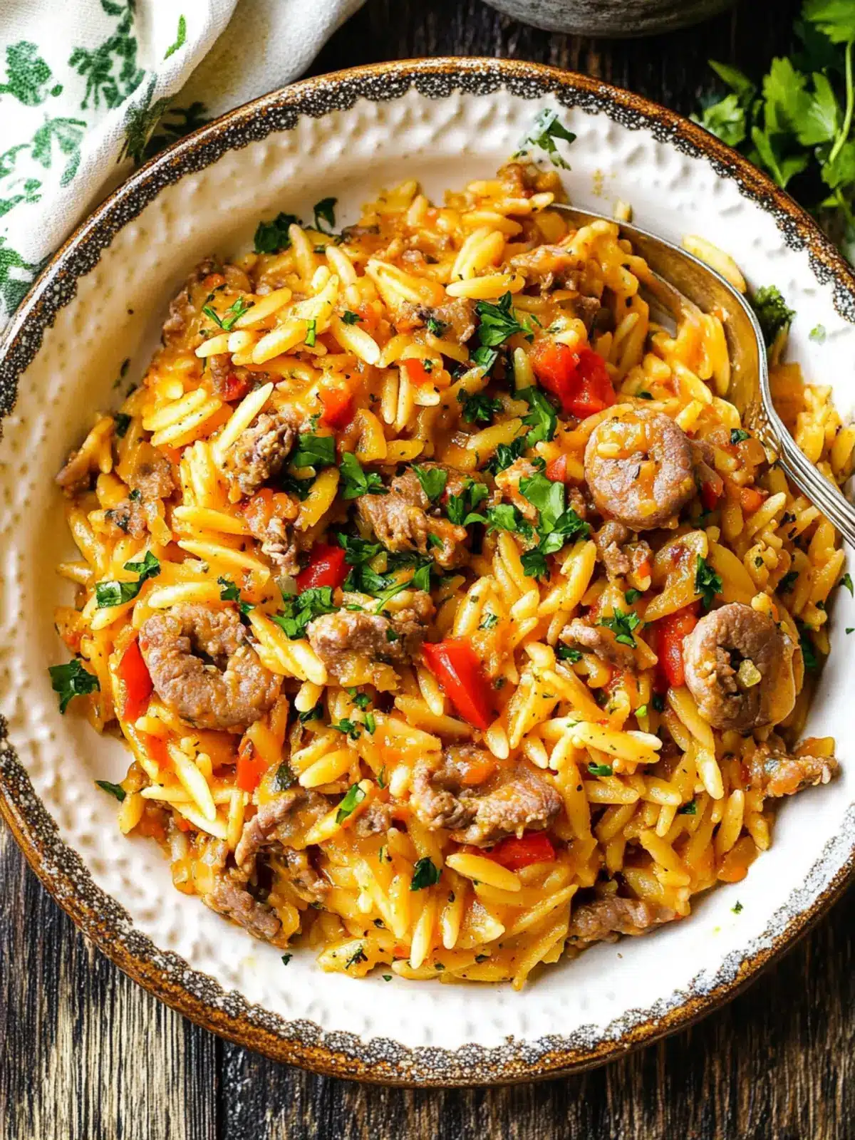 Cajun Dirty Orzo: A Bold Twist for Flavor Lovers 3 Cajun Dirty Orzo