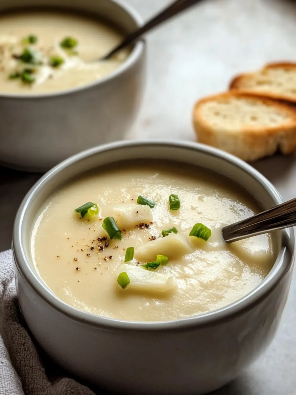 Roasted Garlic Cheddar Cauliflower Soup: Cozy Comfort Bowl 2 Roasted Garlic Cheddar Cauliflower Soup