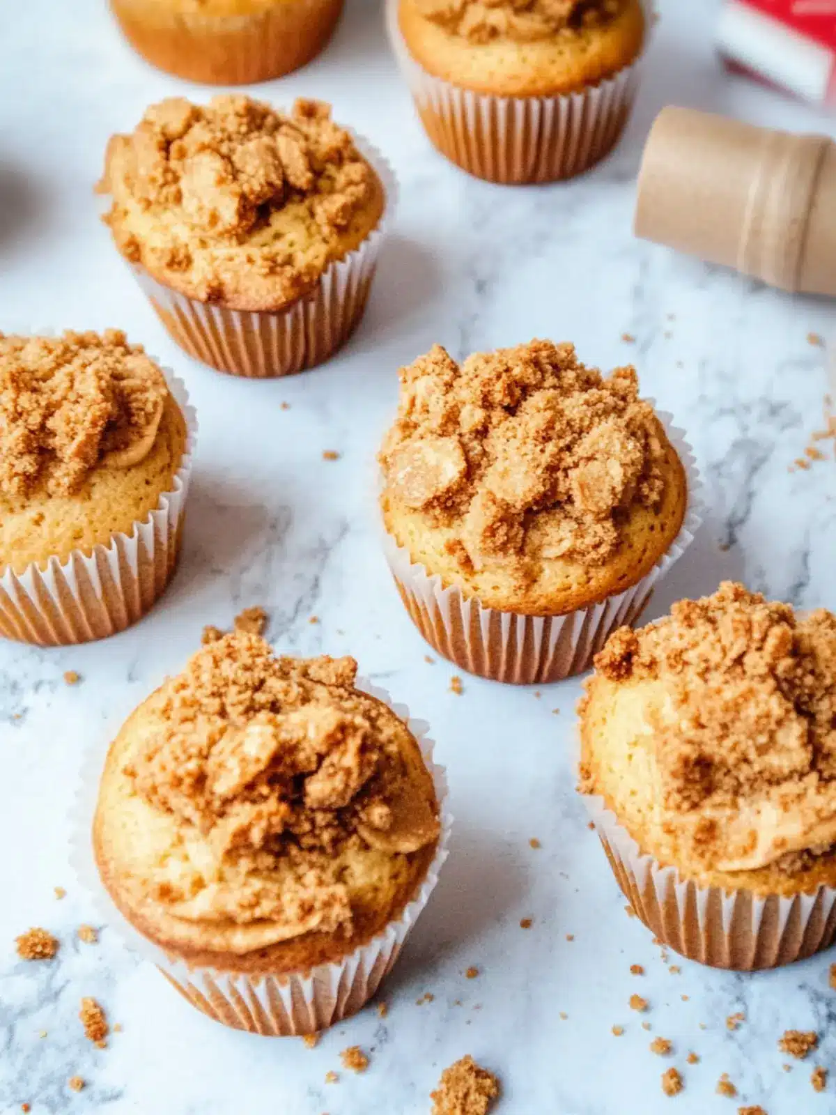Biscoff Muffins with Decadent Streusel Topping Delight 2 Biscoff Muffins