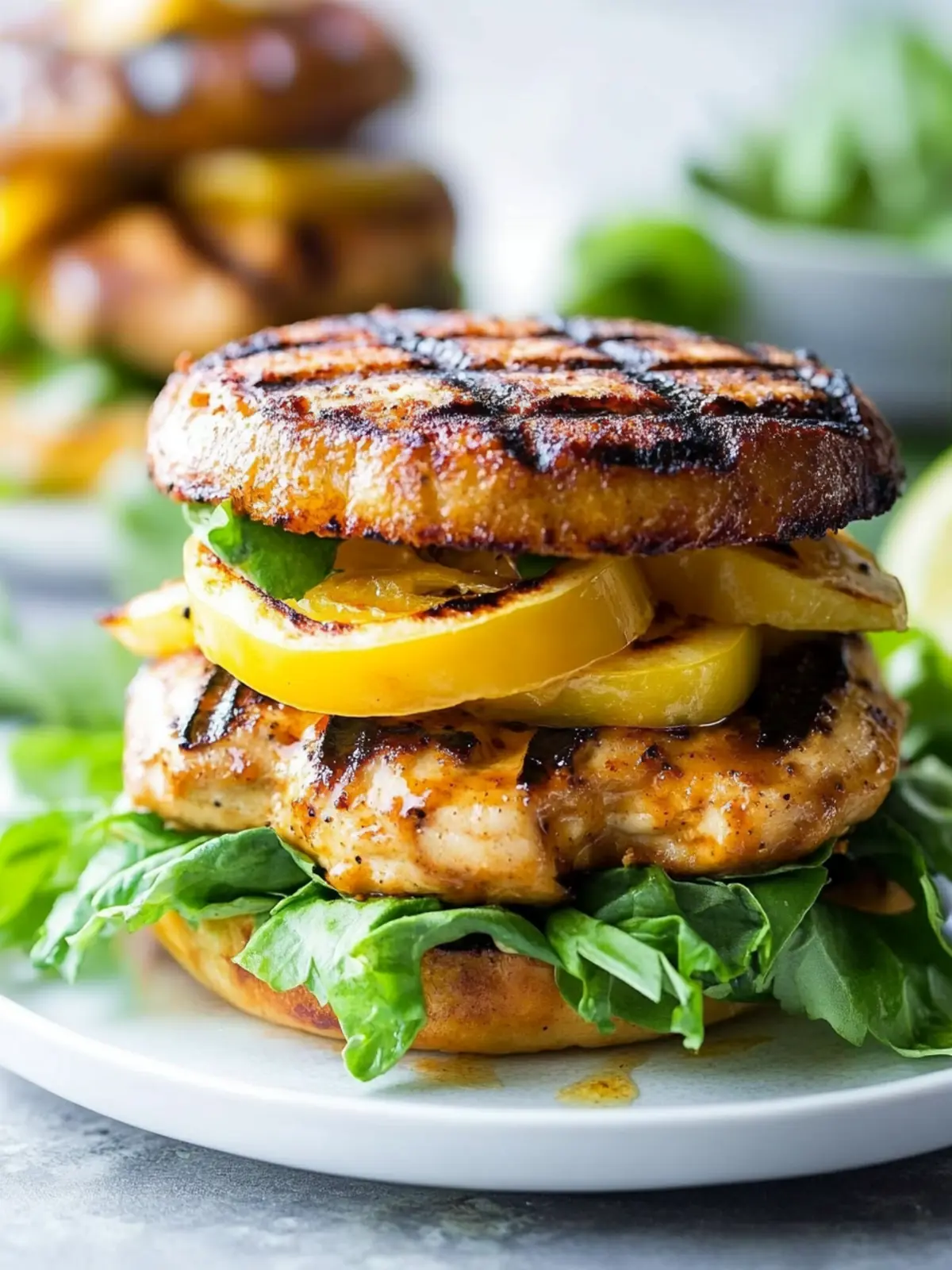 Grilled Hawaiian Chicken Burgers Paleo Whole30 Bliss Awaits 2 Grilled Hawaiian Chicken Burgers {Paleo, Whole30}