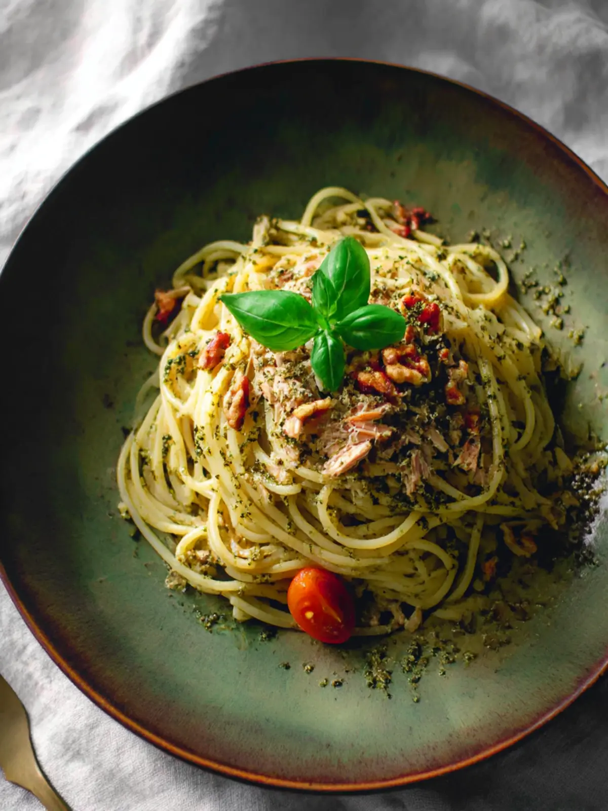 Tuna Pesto Pasta Recipe That Beats Fast Food Every Time 4 Tuna Pesto Pasta Recipe