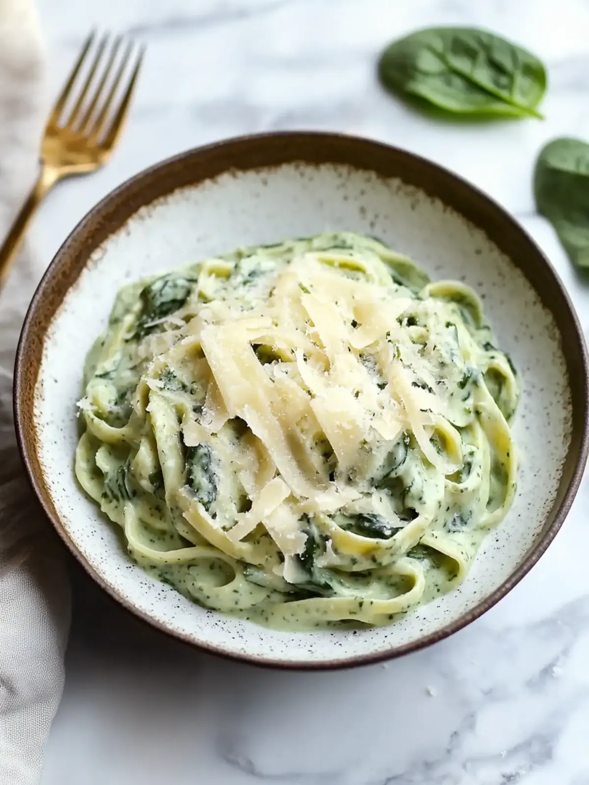 Spinach Cottage Cheese Alfredo: A Healthier Comfort Dish 2 Spinach Cottage Cheese Alfredo