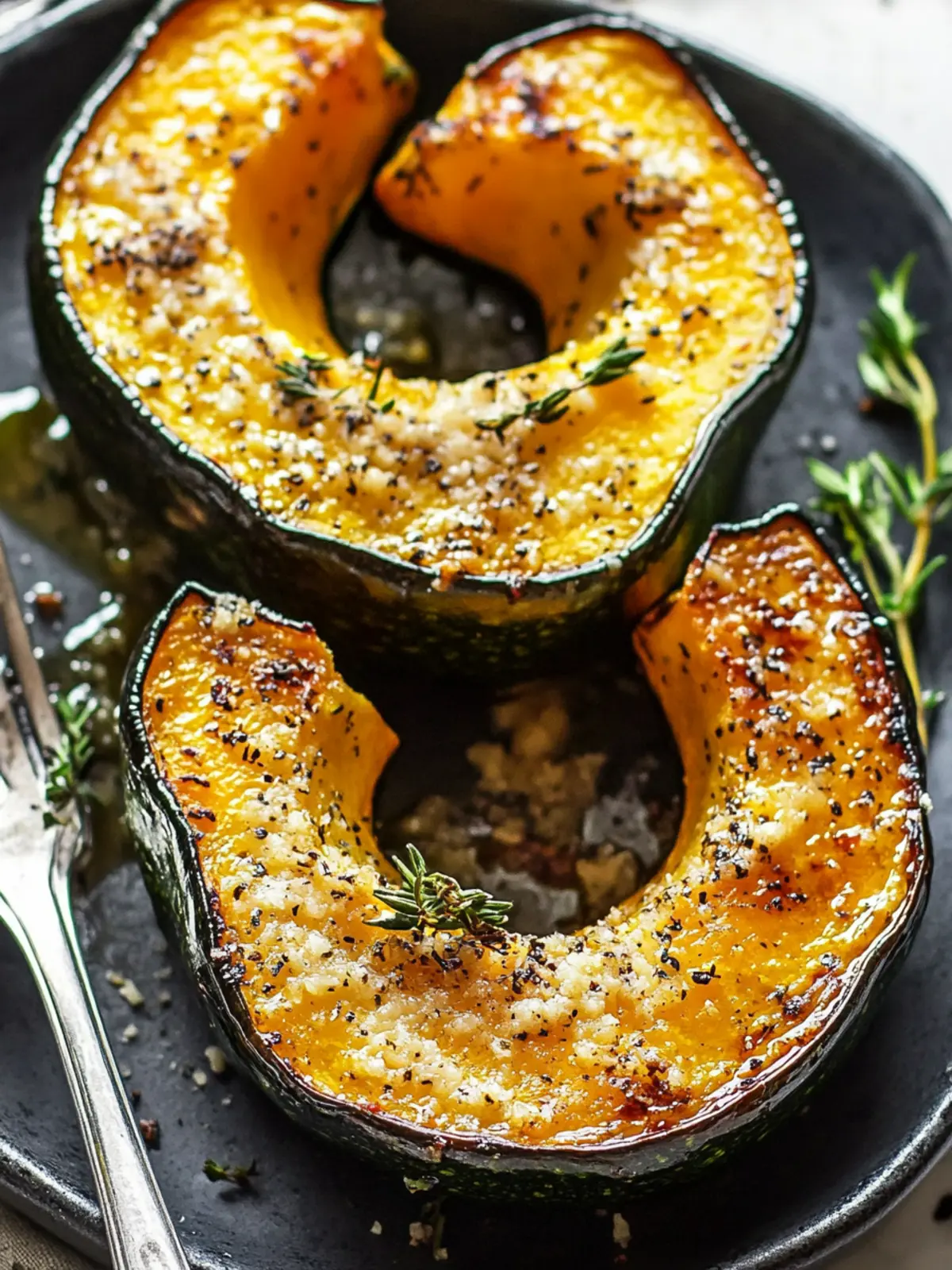 Parmesan Herb Roasted Acorn Squash for Cozy Nights In 3 Parmesan Herb Roasted Acorn Squash