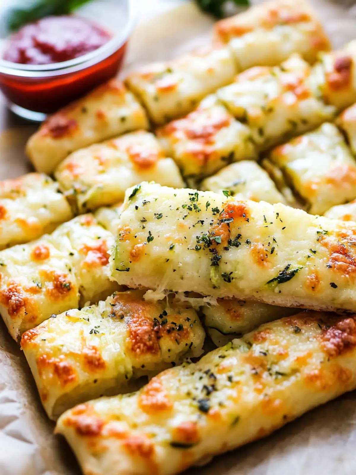 Cheesy Zucchini Breadsticks You Won't Want to Share 5 Cheesy Zucchini Breadsticks