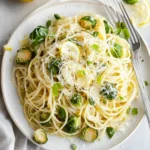 Lemon Parmesan Brussels Sprout Pasta for a Zesty Homemade Meal 6 Lemon Parmesan Brussels Sprout Pasta