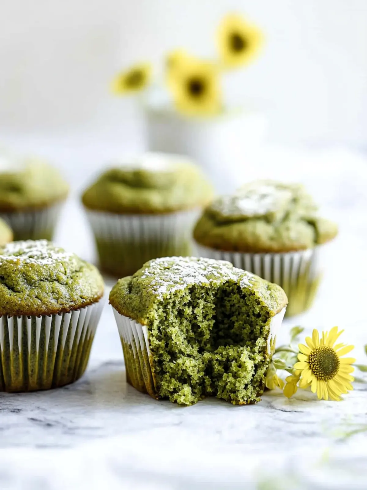 One Bowl Matcha Muffins for Easy, Guilt-Free Treats 5 One Bowl Matcha Muffins