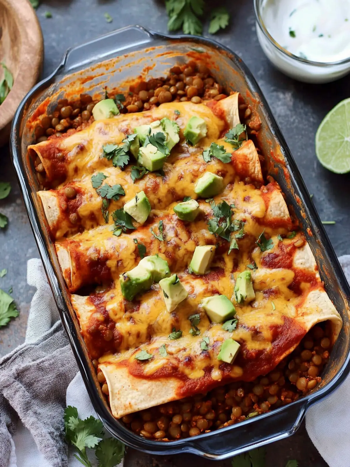 The Best Vegan Enchiladas With Lentils (Gluten-Free) Delight 2 The Best Vegan Enchiladas With Lentils (Gluten-Free)