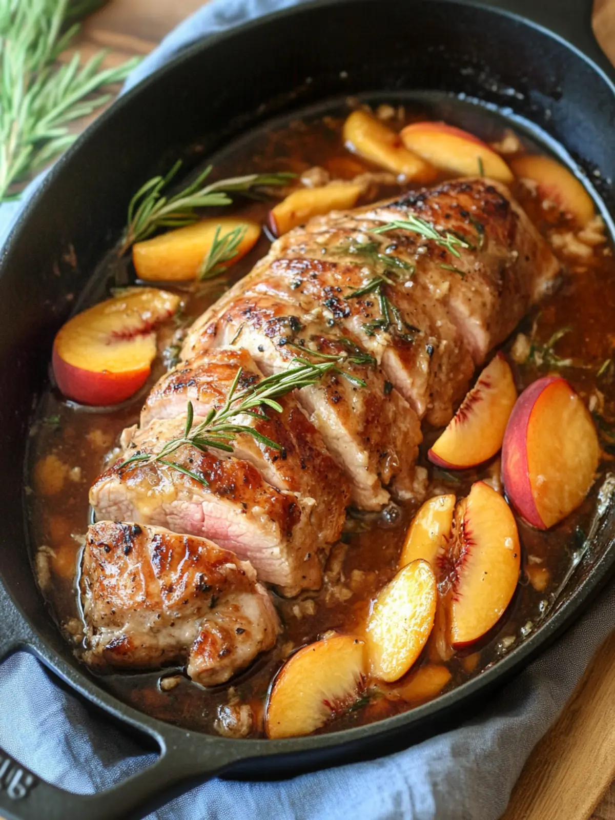 Savory Peach Glazed Pork Tenderloin for a Flavorful Feast 2 Peach Glazed Pork Tenderloin