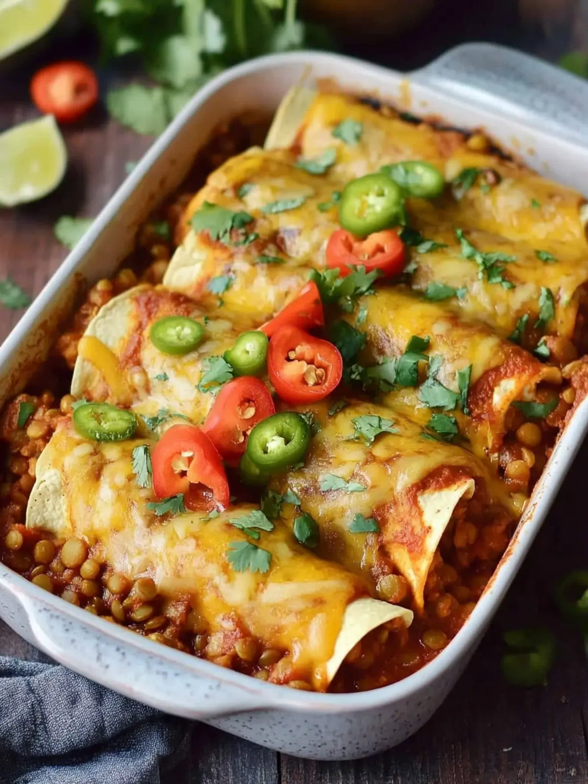 The Best Vegan Enchiladas With Lentils (Gluten-Free) Delight 4 The Best Vegan Enchiladas With Lentils (Gluten-Free)