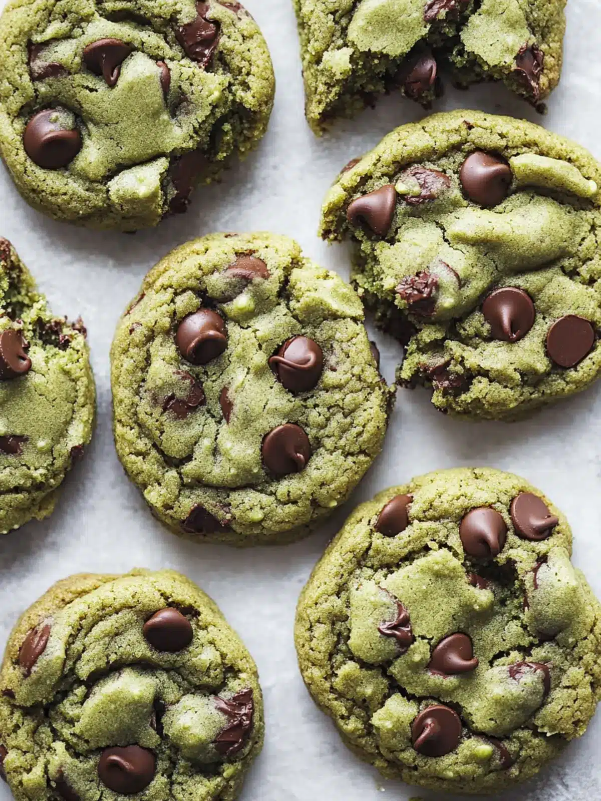 Delicious Matcha Chocolate Chip Cookies You Can't Resist 5 Matcha Chocolate Chip Cookies