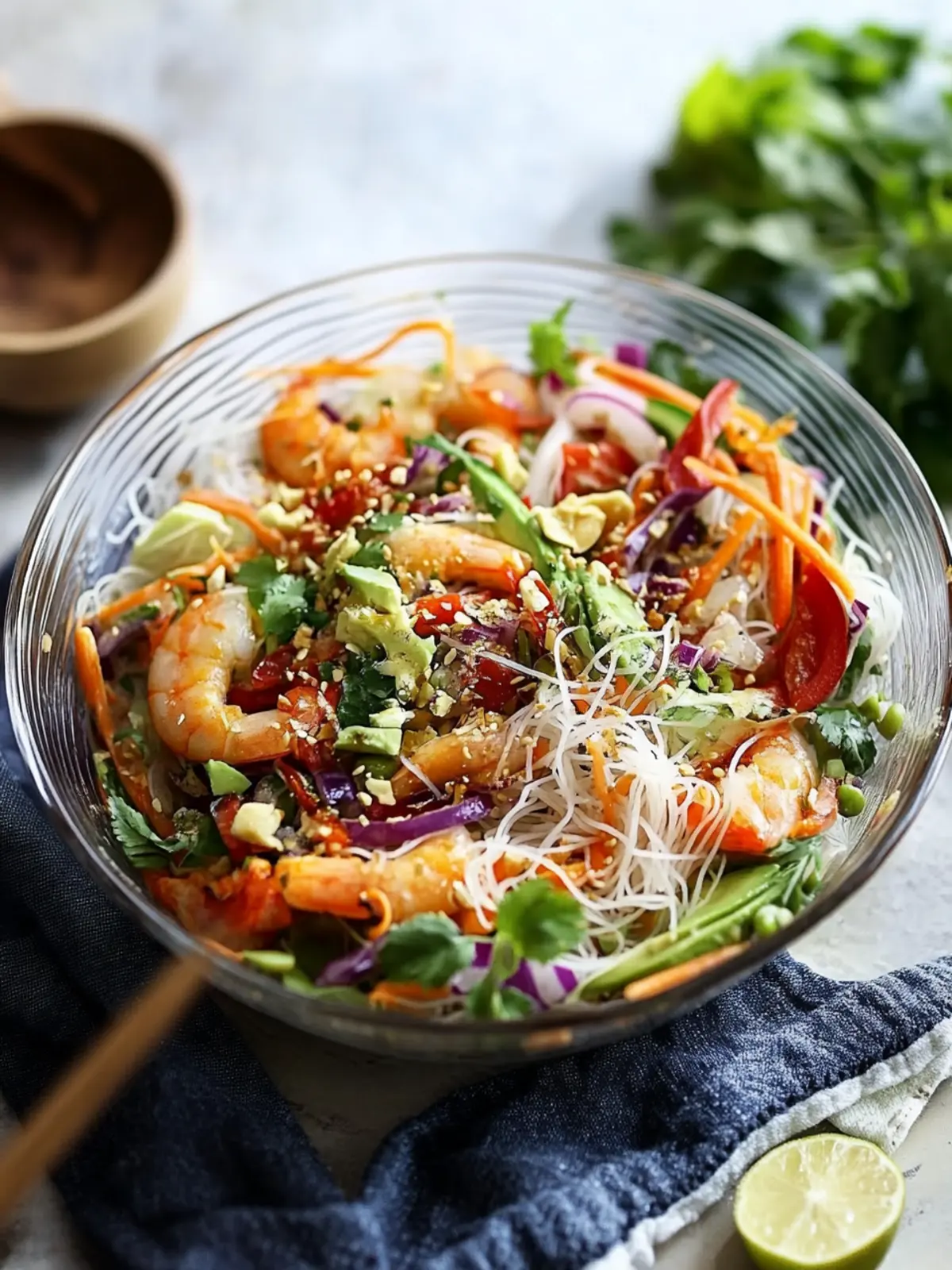 Delicious Spring Roll Salad with Spicy Ginger Dressing Today 5 Spring Roll Salad with Spicy Ginger Dressing