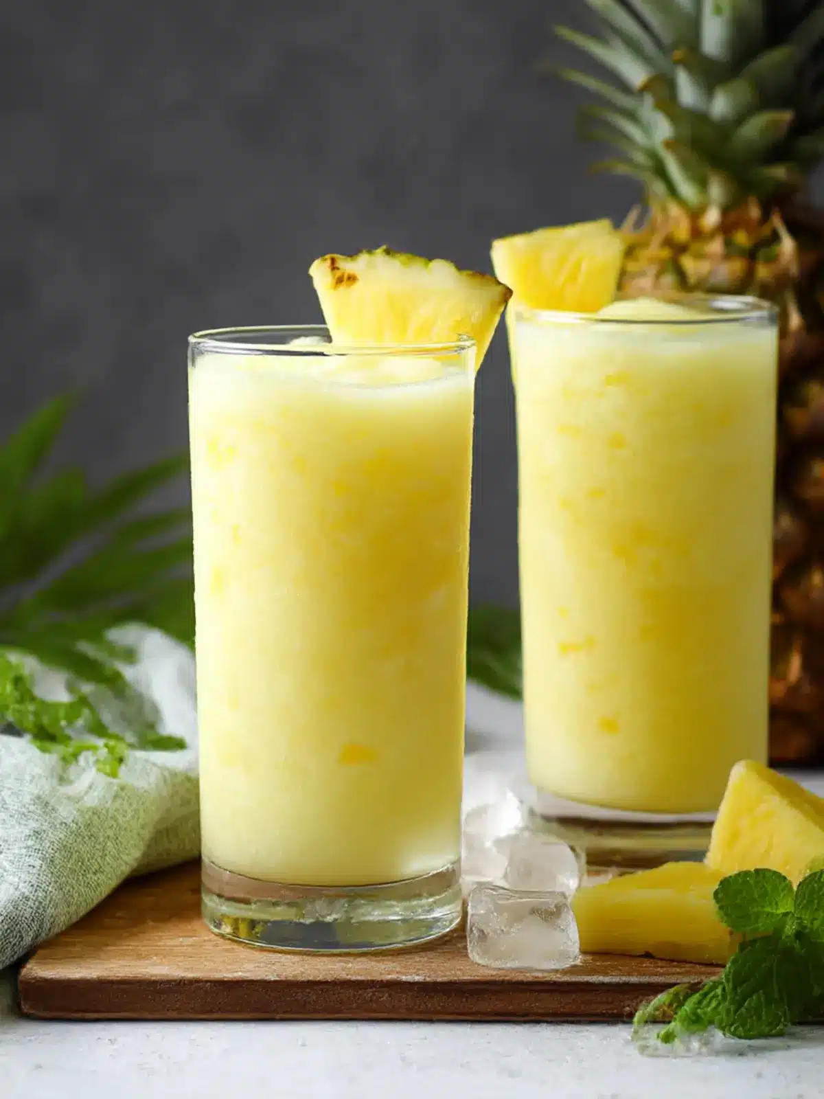 Refreshing Pineapple Rum Slush to Beat the Heat 4 Pineapple Rum Slush