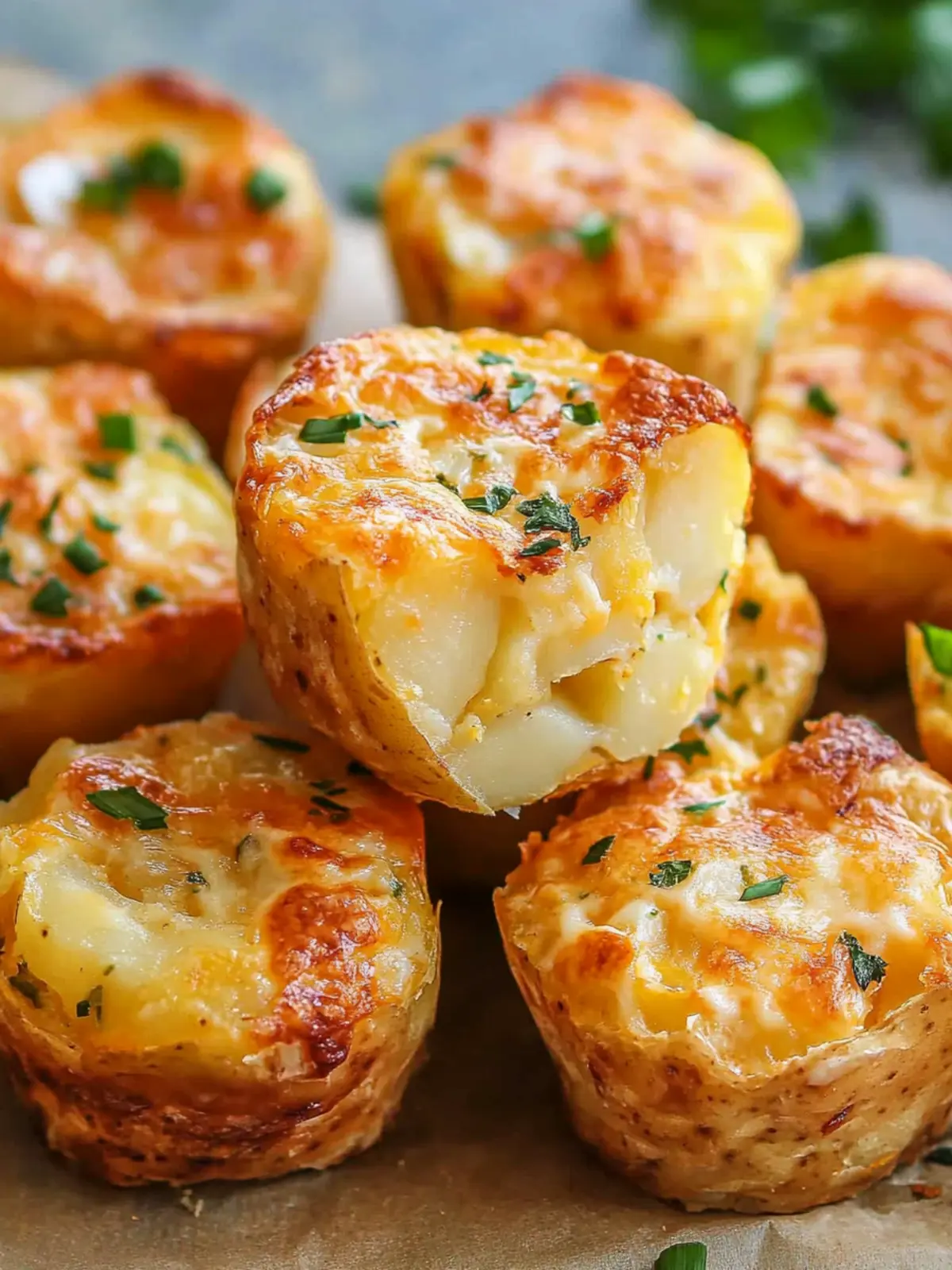 Delicious Potato Cheddar Chive Bakes: Starbucks Copycat Recipe 5 Potato Cheddar Chive Bakes (Starbucks Copycat)