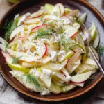 Delicious Fennel Apple Salad with Goat Cheese Dressing Bliss 6 Fennel Apple Salad with Goat Cheese Dressing