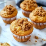 Biscoff Muffins with Decadent Streusel Topping Delight 6 Biscoff Muffins