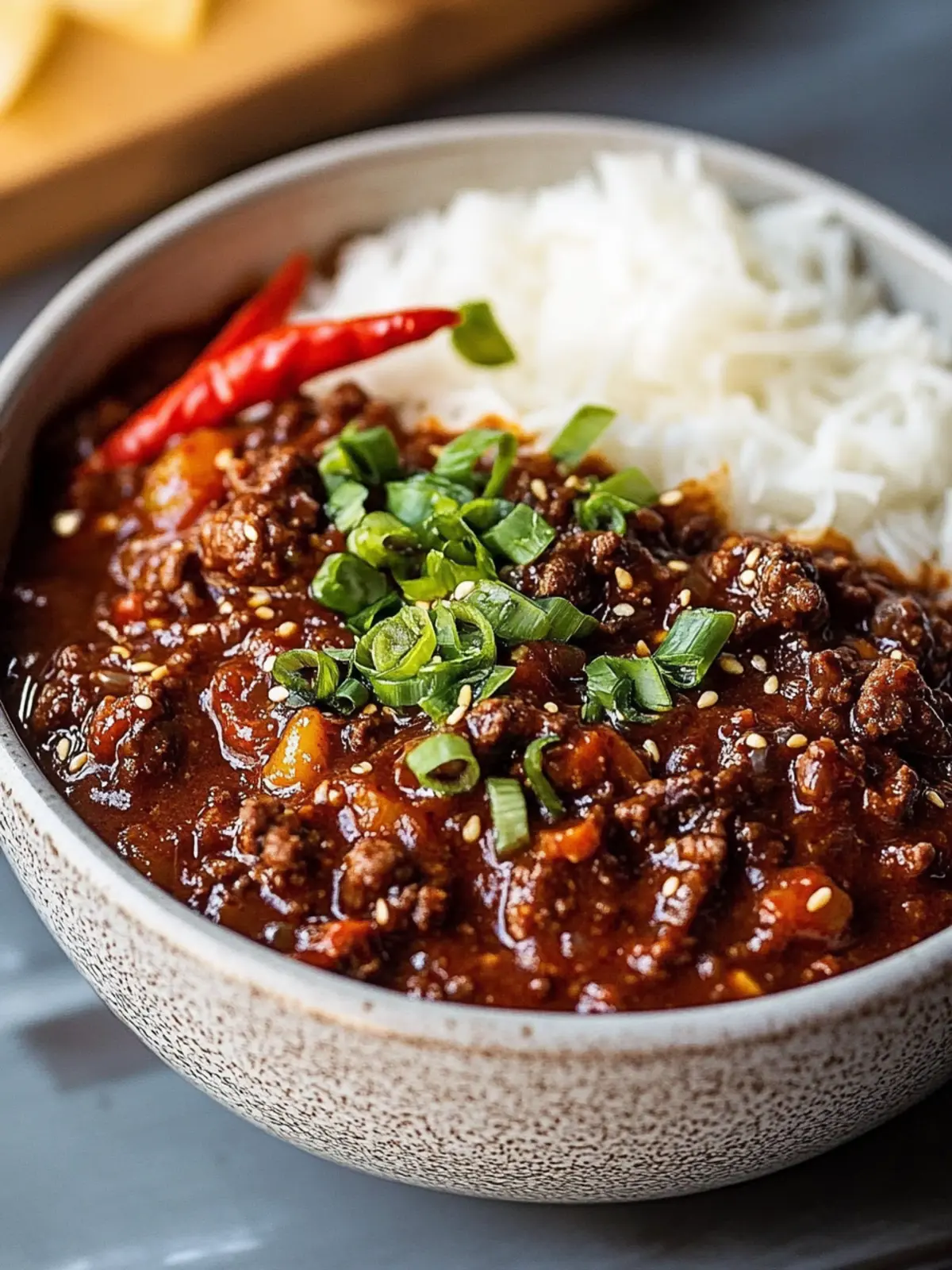 Delicious Korean Chile Con Carne: A Flavor-Packed Twist! 2 Korean Chile Con Carne