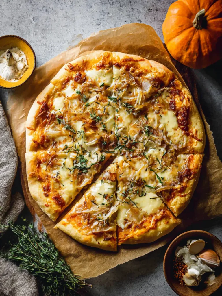 5 Ingredient Pumpkin and Gouda Pizza
