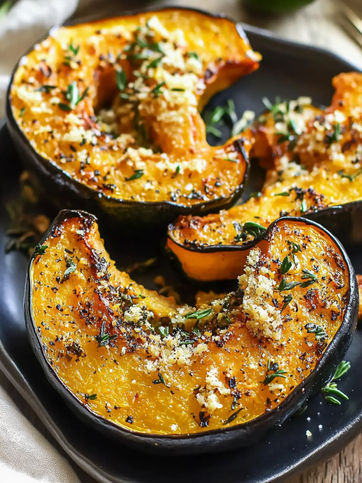 Parmesan Herb Roasted Acorn Squash for Cozy Nights In 5 Parmesan Herb Roasted Acorn Squash