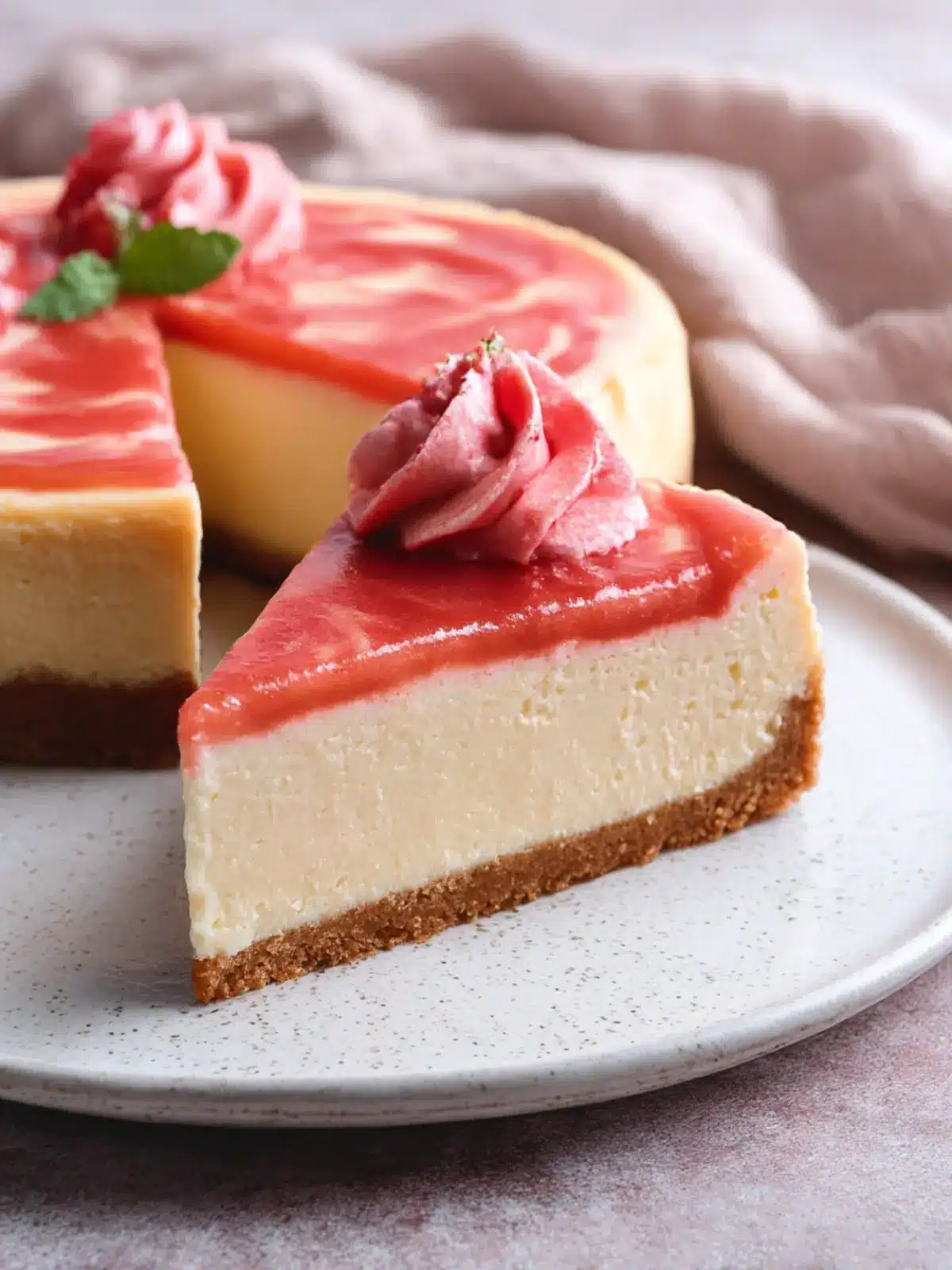 Decadent Guava Cheesecake with Tangy Lime Twist 2 Guava Cheesecake