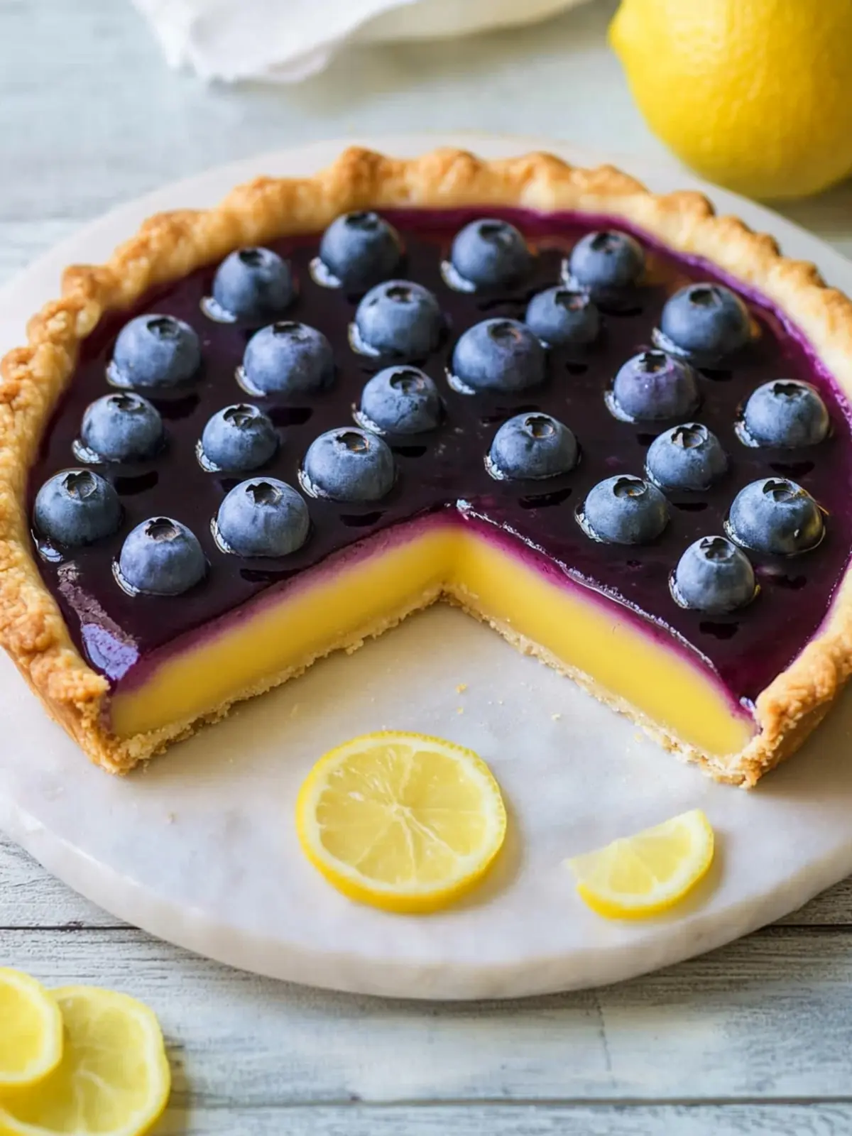 Irresistible Blueberry-Lemon Curd Tart Dessert Ideas to Delight 5 dessert ideas Blueberry–Lemon Curd Tart