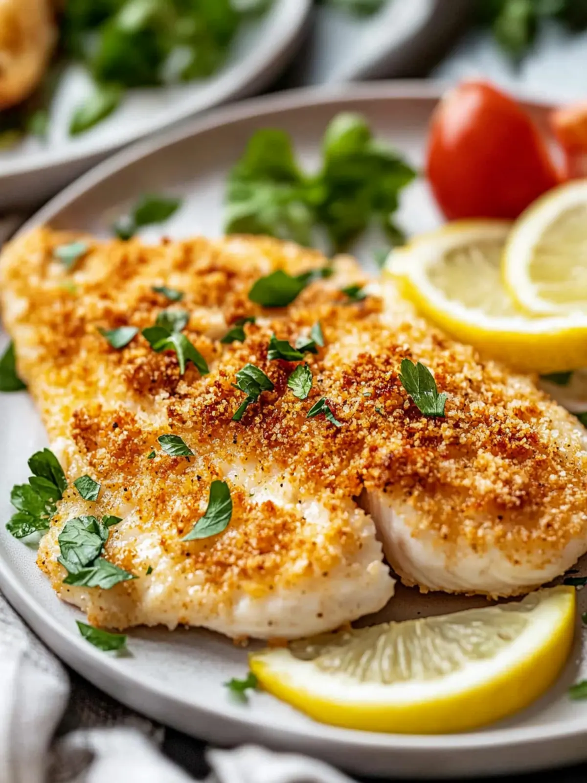 Crispy Air Fryer Parmesan Crusted Tilapia in Just 10 Minutes 2 Air Fryer Parmesan Crusted Tilapia