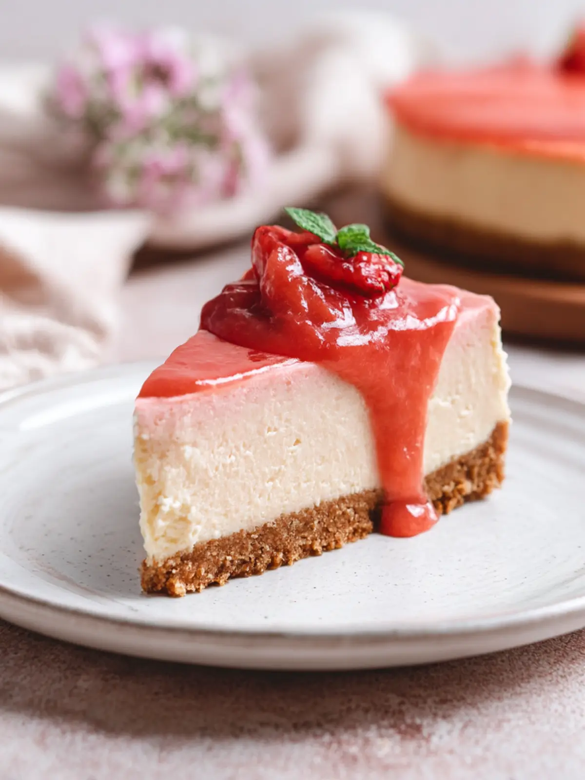 Decadent Guava Cheesecake with Tangy Lime Twist 4 Guava Cheesecake