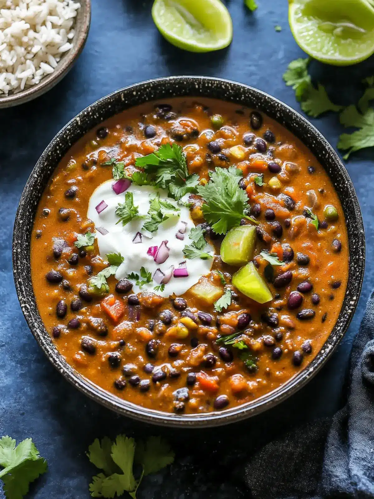 Savory Black Bean Curry Ready in Just 10 Minutes! 4 Black Bean Curry