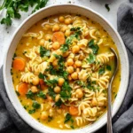 Cozy Chickpea Noodle Soup for Delicious Comfort Food 8 Chickpea Noodle Soup