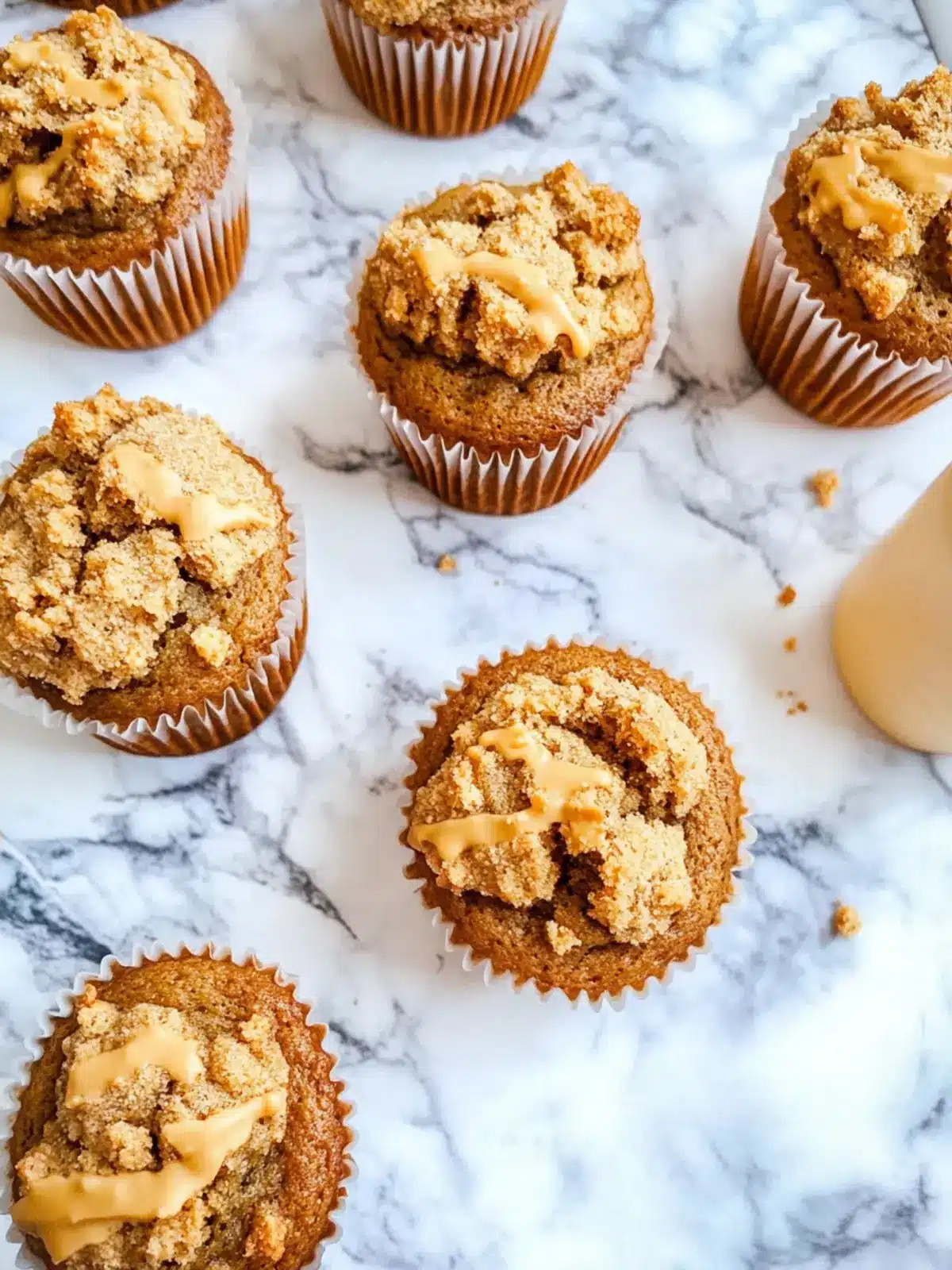 Biscoff Muffins with Decadent Streusel Topping Delight 4 Biscoff Muffins