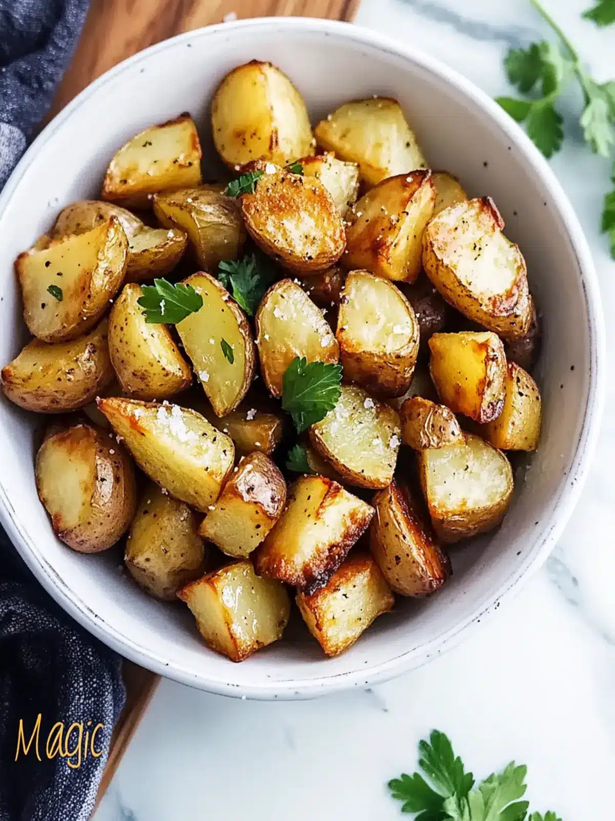 Whole 30 + Paleo Salt and Vinegar Magic Potatoes Delight 5 Whole 30 + Paleo Salt and Vinegar “Magic” Potatoes