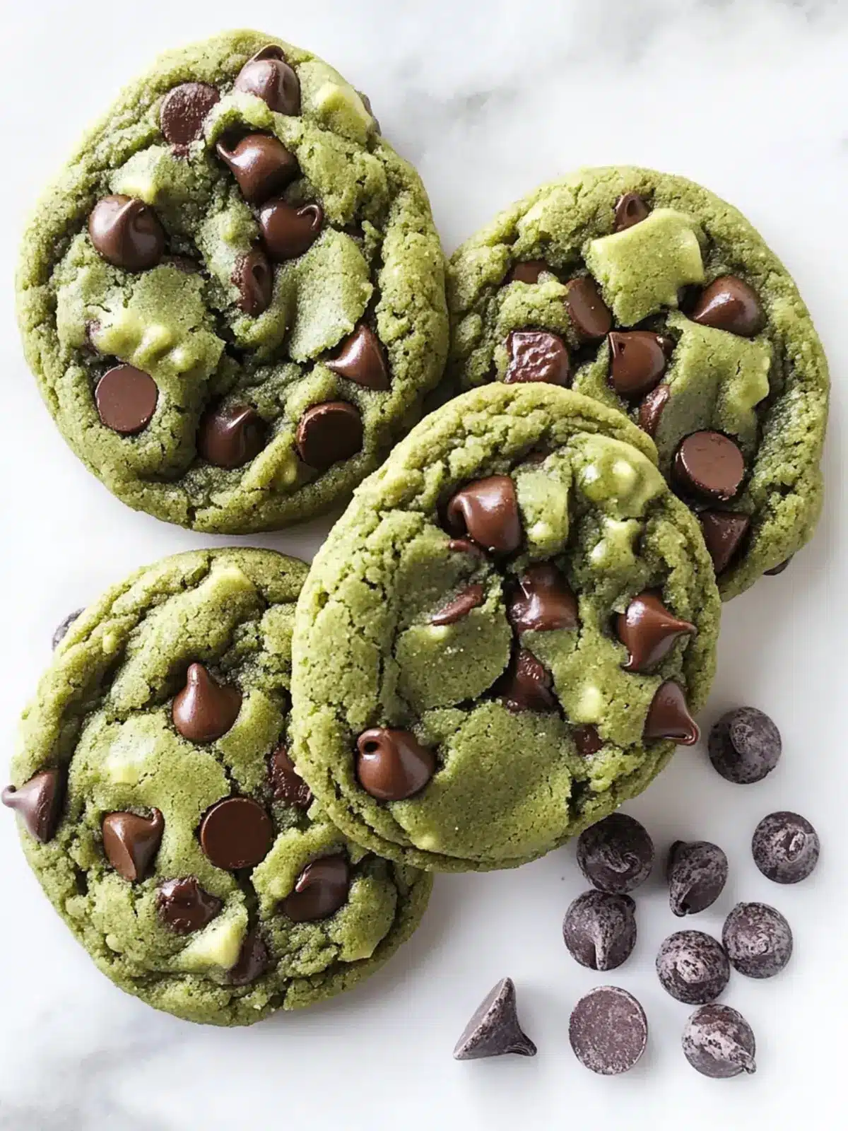 Delicious Matcha Chocolate Chip Cookies You Can't Resist 4 Matcha Chocolate Chip Cookies