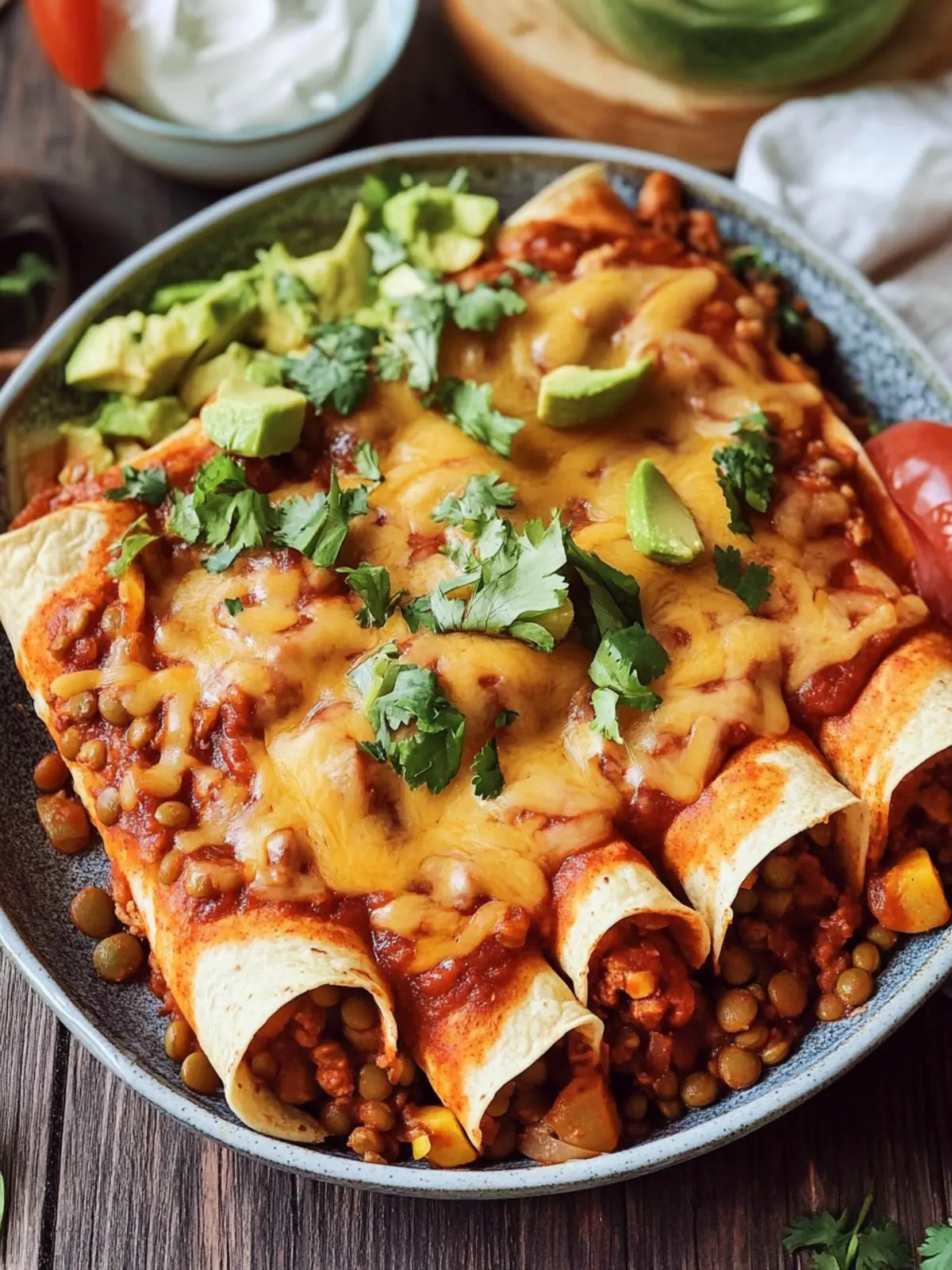 The Best Vegan Enchiladas With Lentils (Gluten-Free) Delight 5 The Best Vegan Enchiladas With Lentils (Gluten-Free)