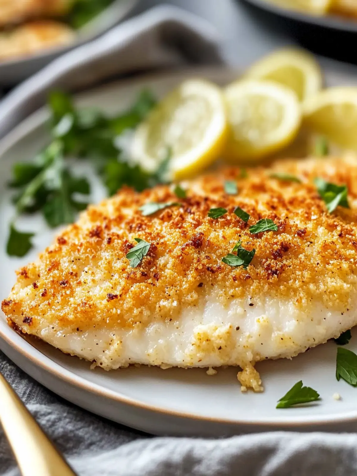 Crispy Air Fryer Parmesan Crusted Tilapia in Just 10 Minutes 4 Air Fryer Parmesan Crusted Tilapia