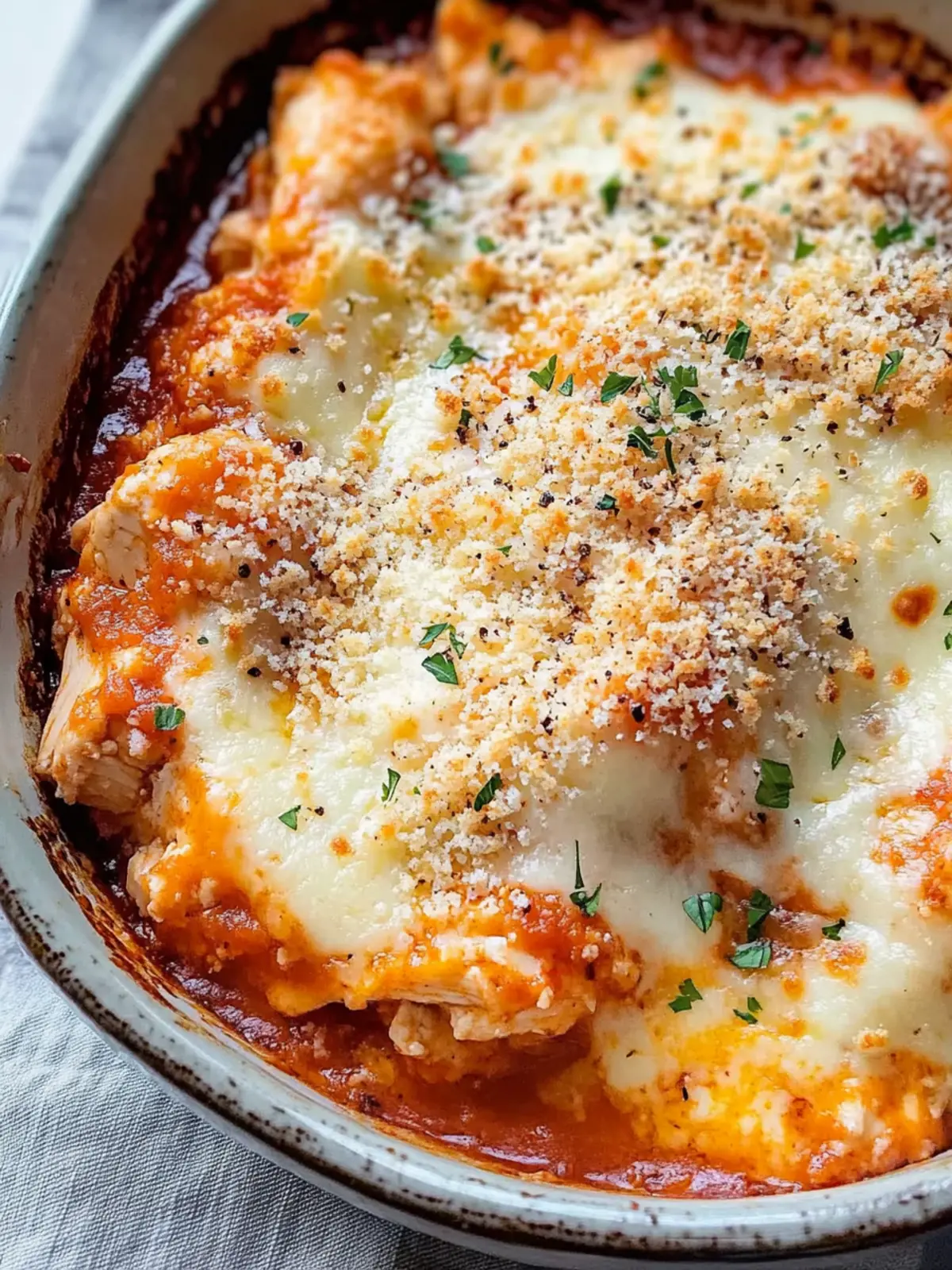High Protein Keto Chicken Parmesan Casserole You'll Crave 3 high protein Keto Chicken Parmesan Casserole