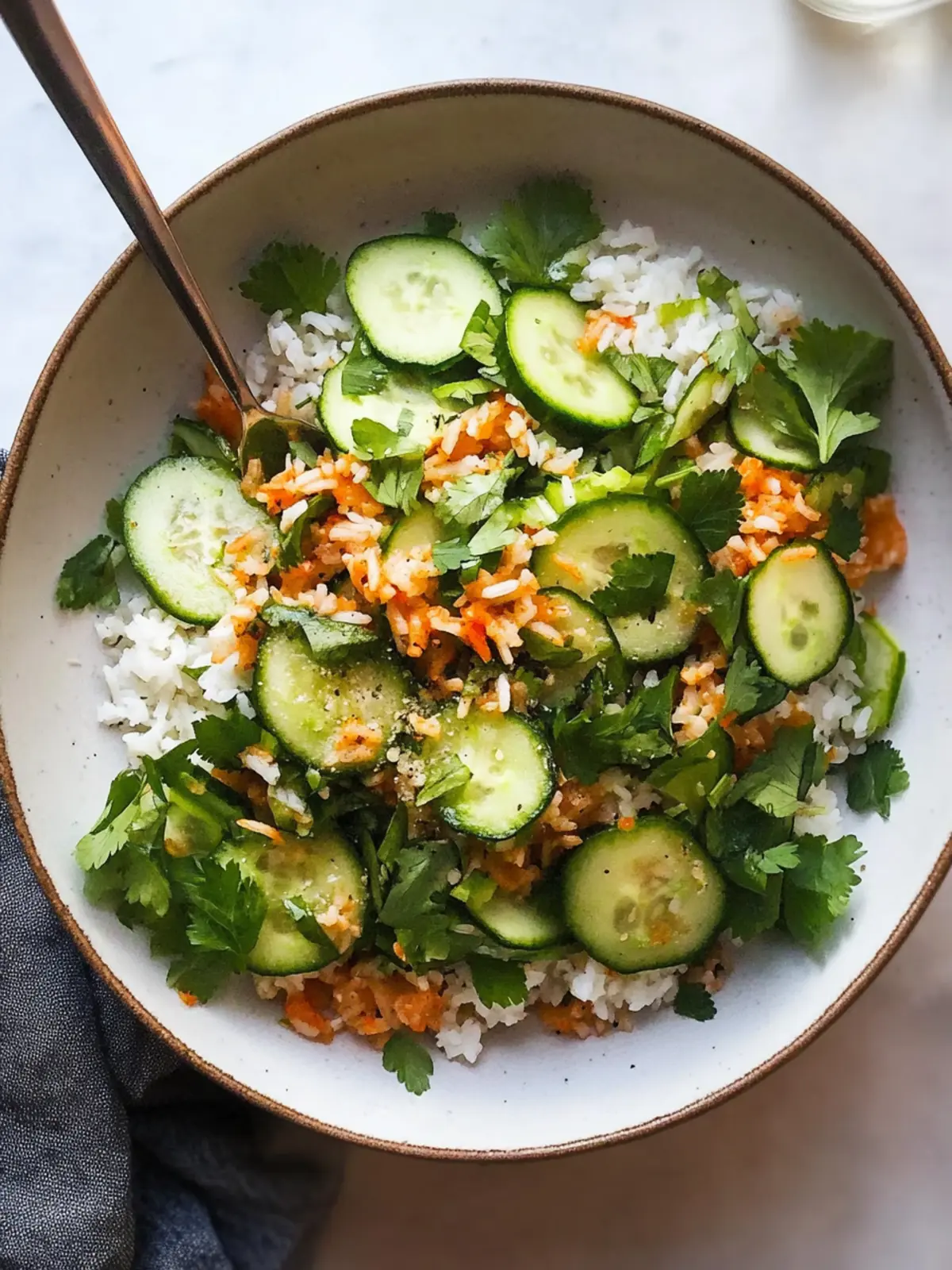 Crispy Rice Salad with Cucumbers and Herbs for a Fresh Dinner 4 dinner ideas Crispy Rice Salad with Cucumbers and Herbs