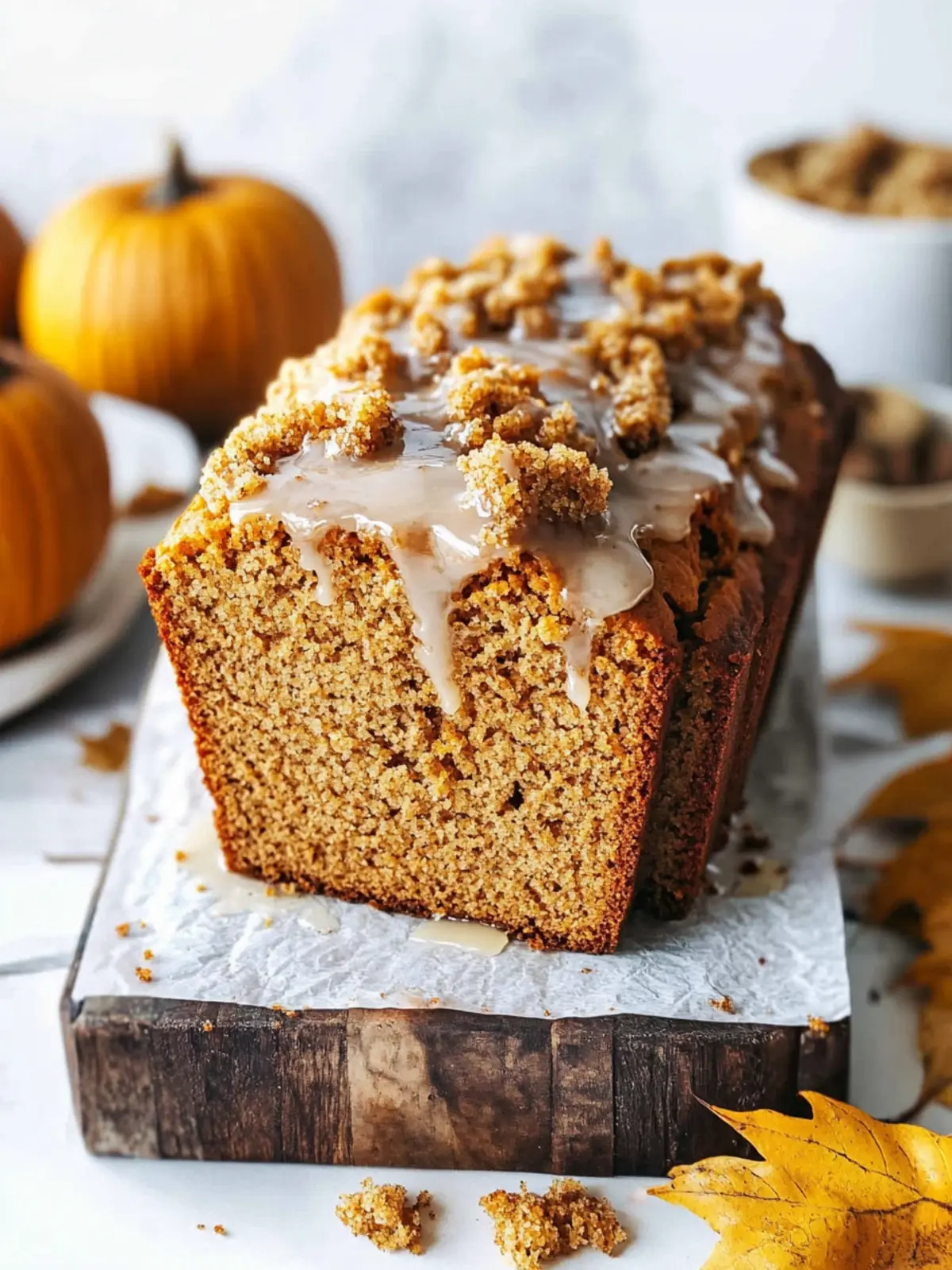 Delicious Pumpkin Bread with Maple Glaze for Cozy Mornings 3 Pumpkin Bread with Maple Glaze