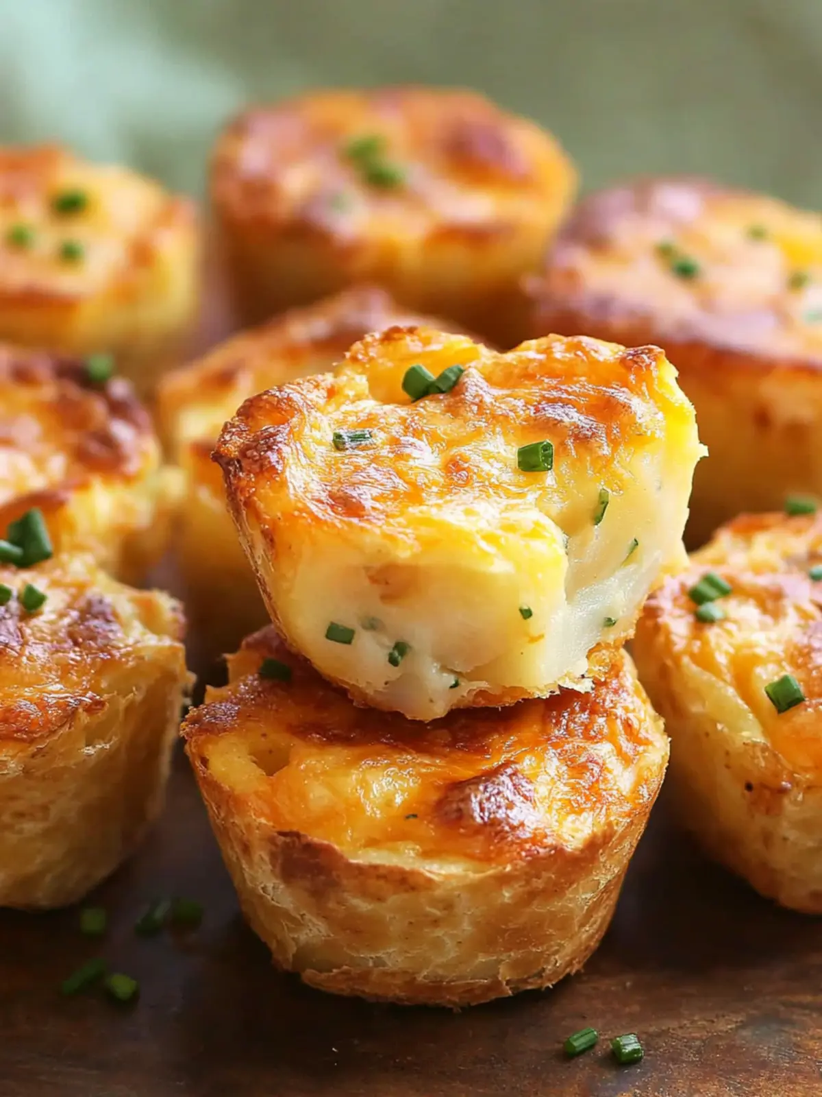 Delicious Potato Cheddar Chive Bakes: Starbucks Copycat Recipe 3 Potato Cheddar Chive Bakes (Starbucks Copycat)